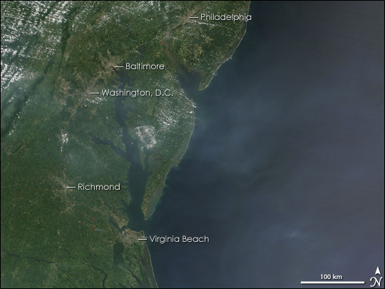 Haze over the Eastern United States - related image preview