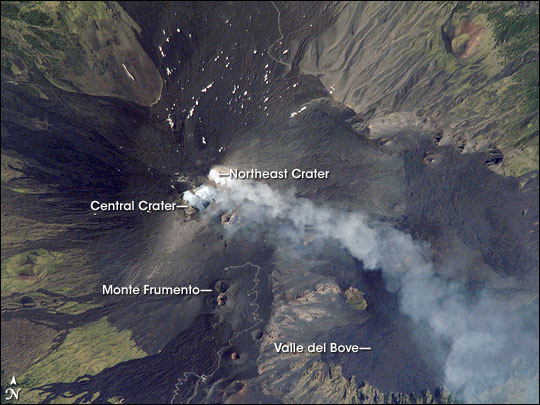 Mount Etna Sicily   ISS013 E 62714 