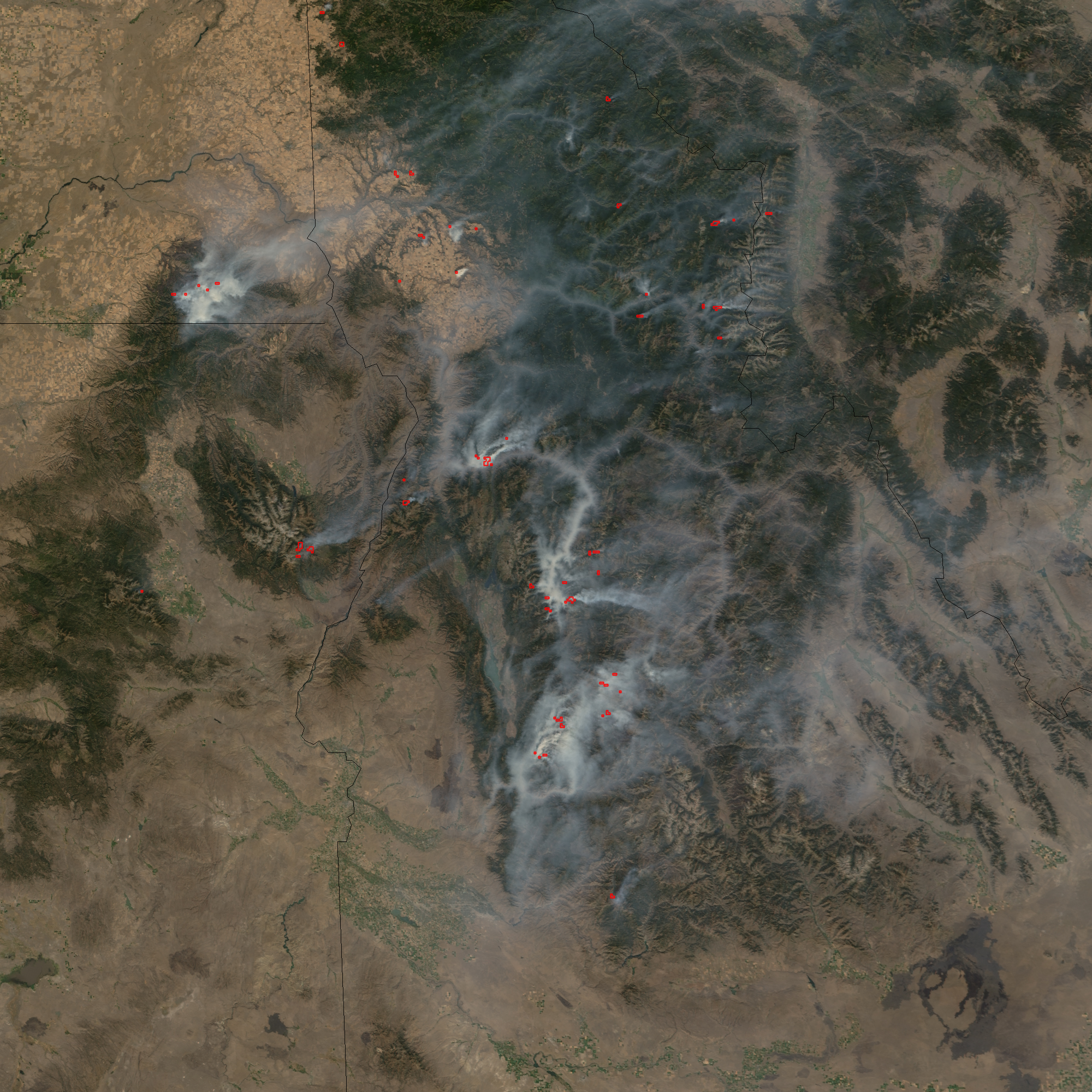 Fires in the Western U.S. - related image preview
