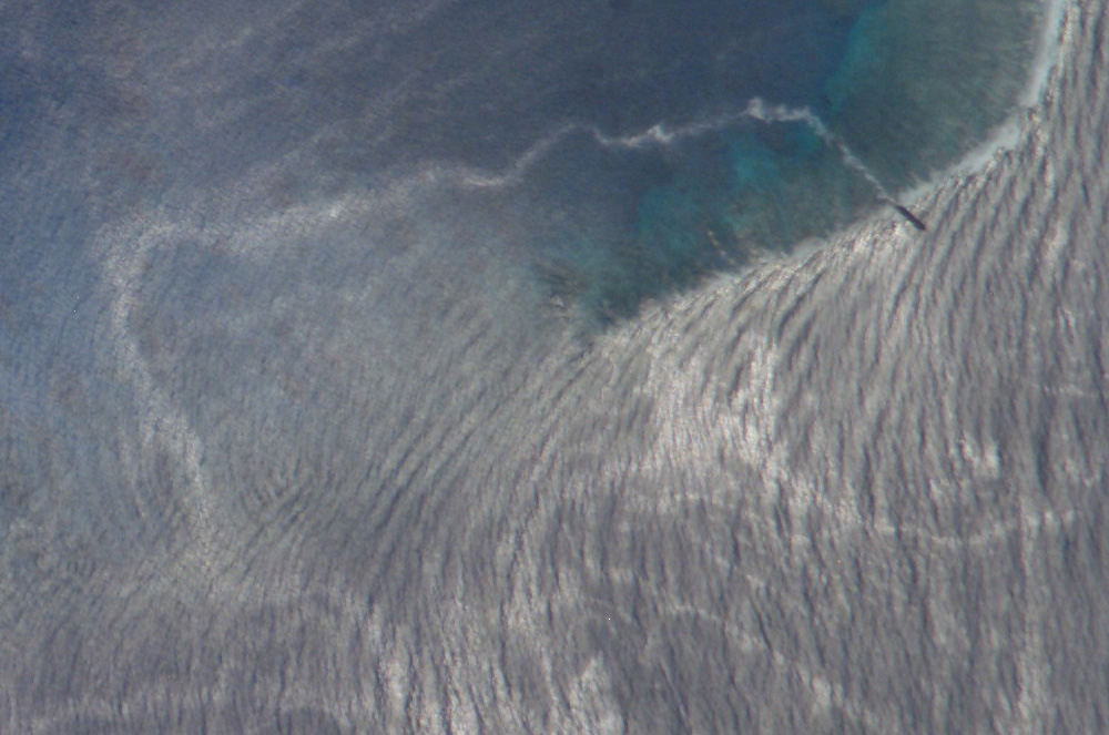 Wave Patterns Near Bajo Nuevo Reef, Caribbean Sea - related image preview