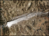 Cirrus Plume over the Sierra Nevadas