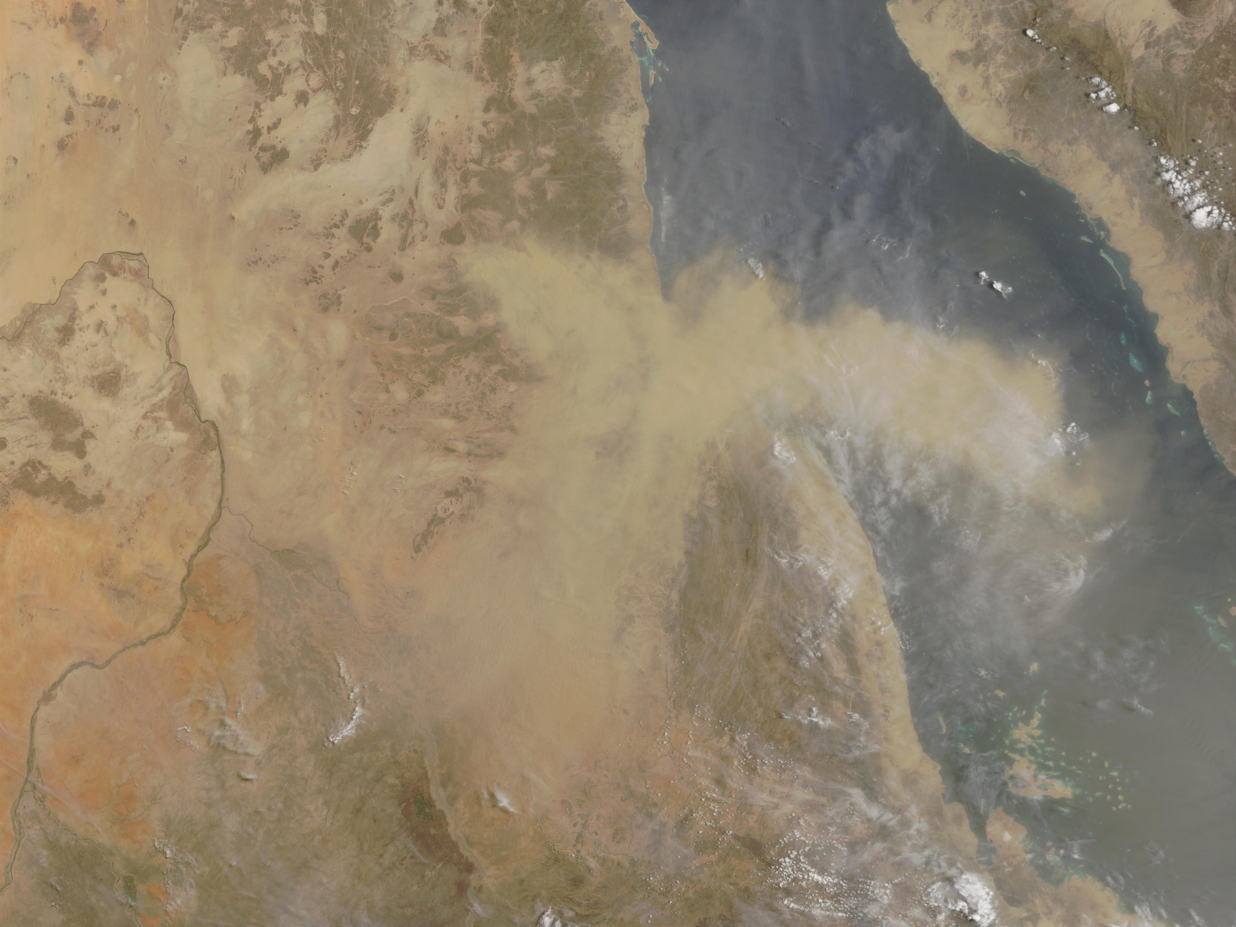 Dust storm in Sudan and Eritrea - related image preview