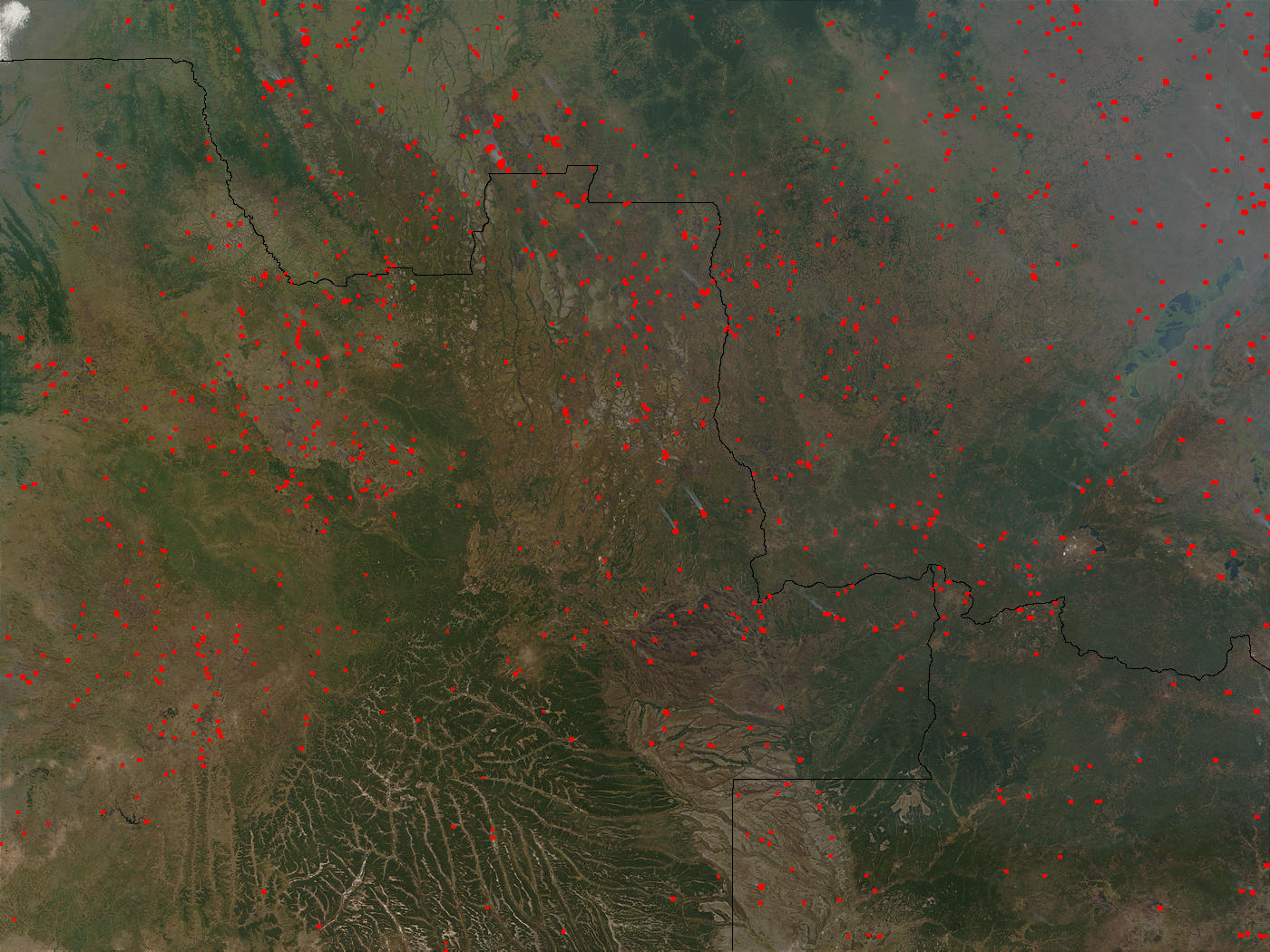 Fires in Angola and Democratic Republic of the Congo - related image preview