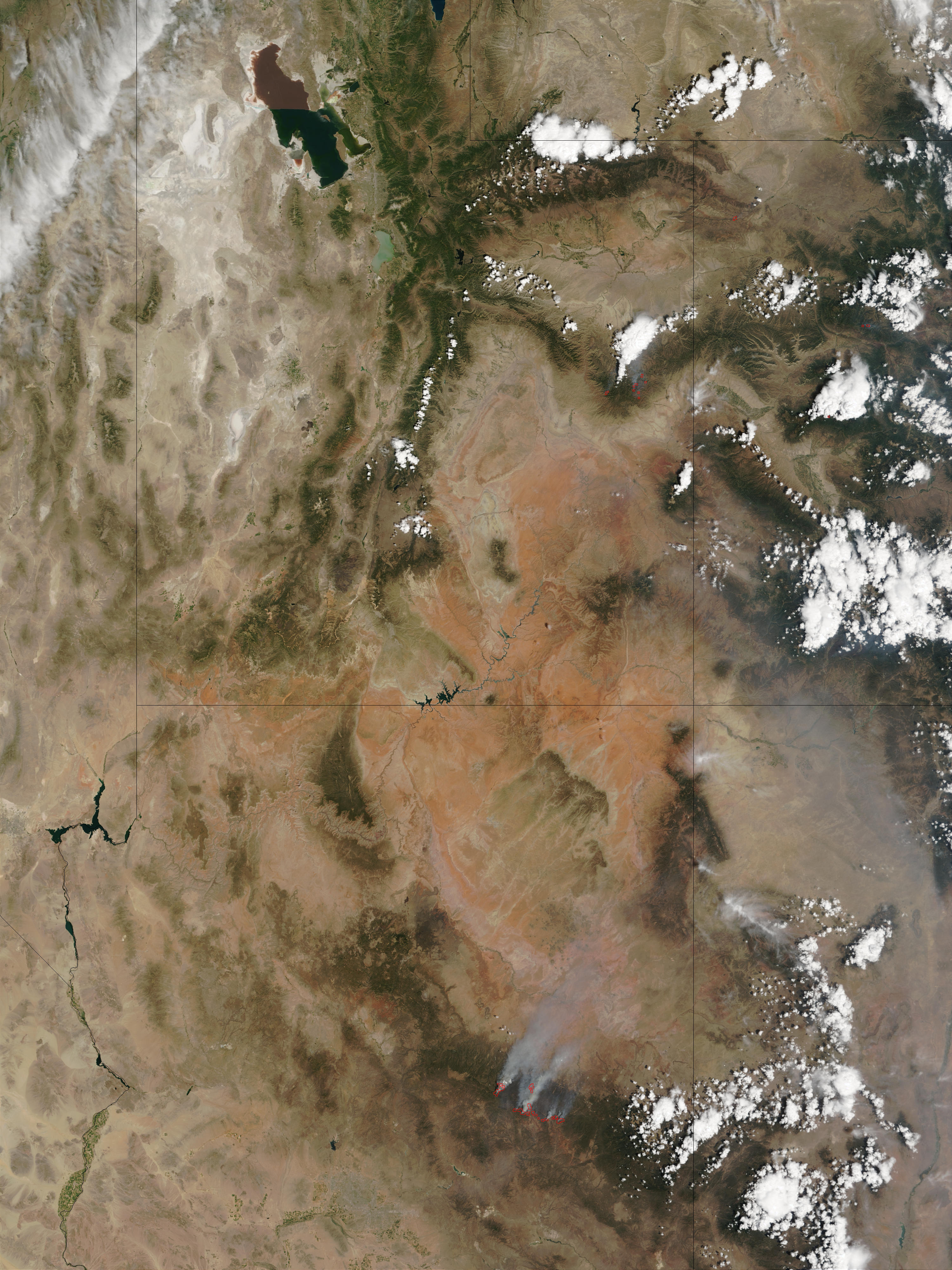 Fires in Arizona, Utah, and Colorado - related image preview