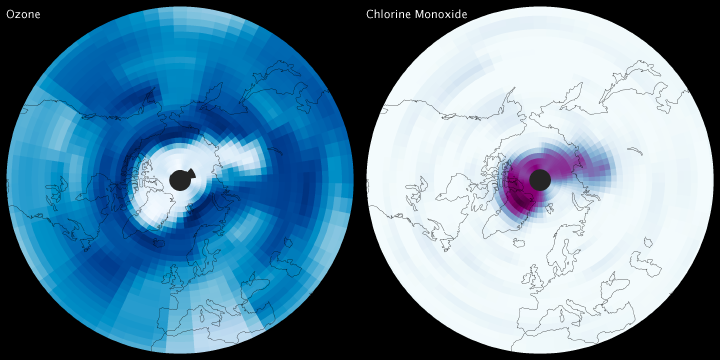 Long Cold Spell Leads to Arctic Ozone Hole - related image preview