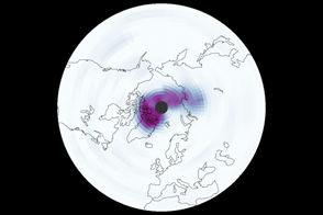 Long Cold Spell Leads to Arctic Ozone Hole - selected image