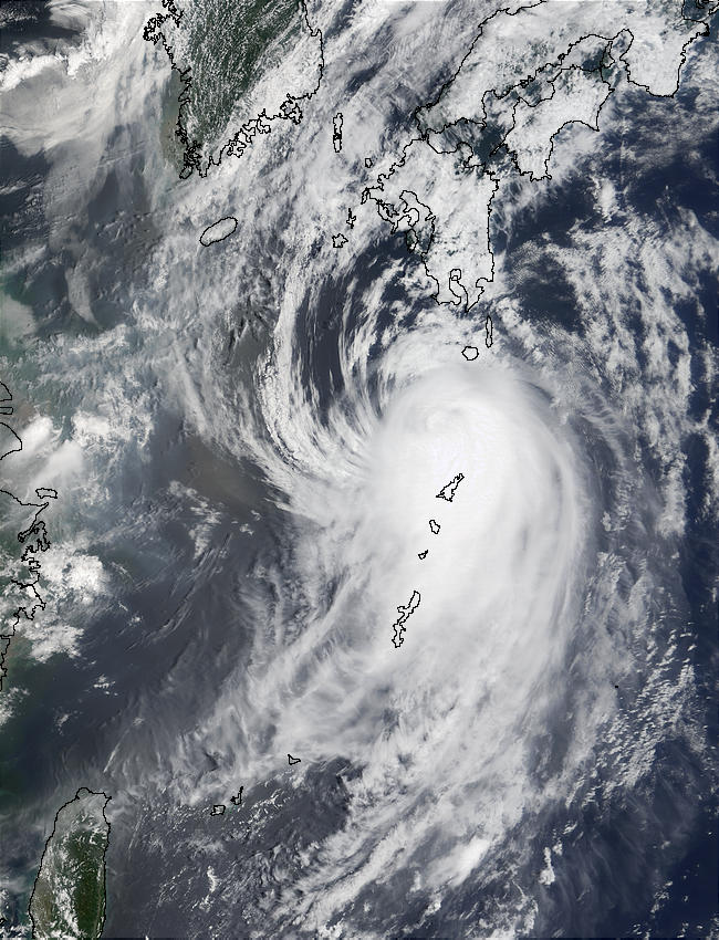 Typhoon Halong (10W) south of Japan - related image preview