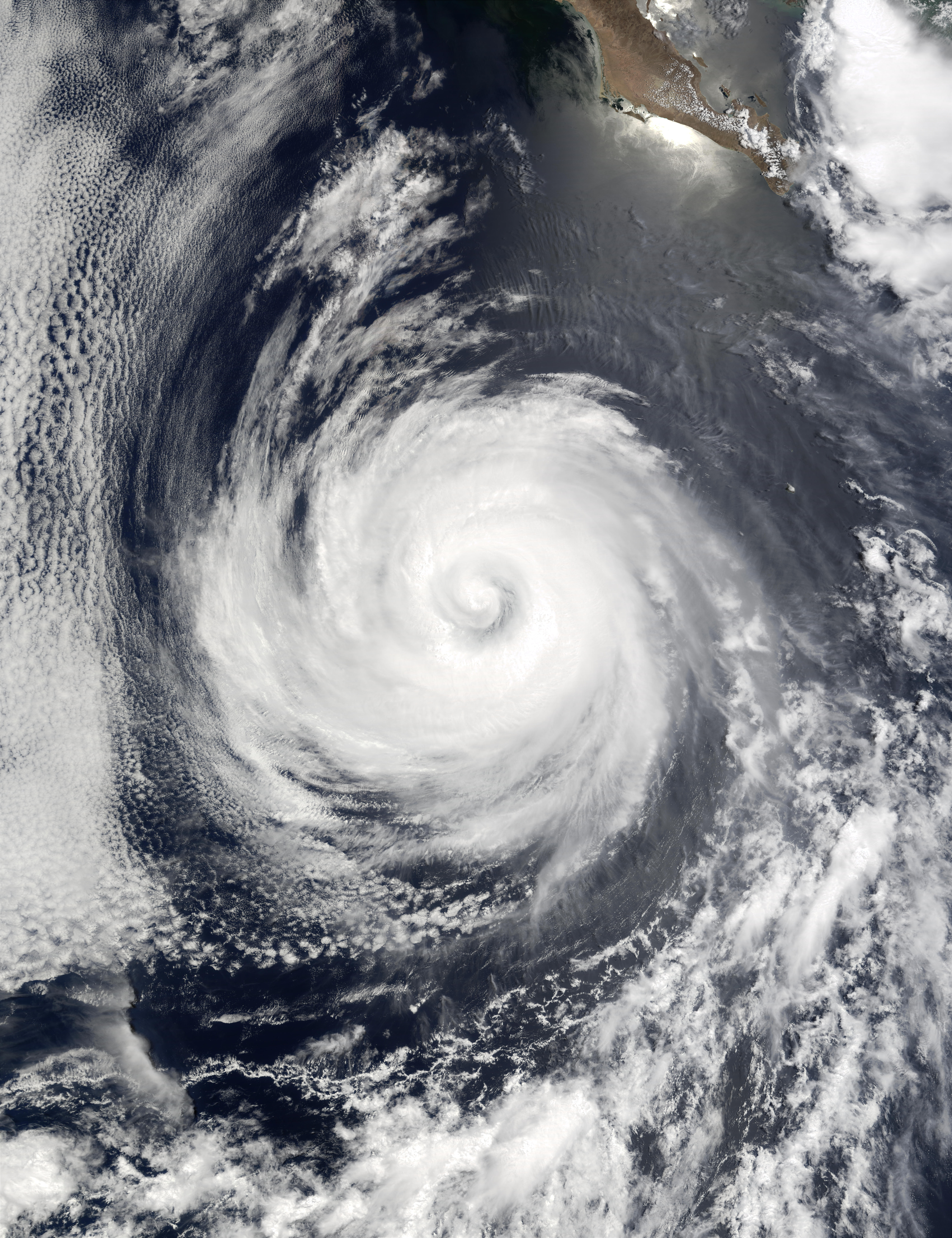 Hurricane Douglas south of Baja California - related image preview
