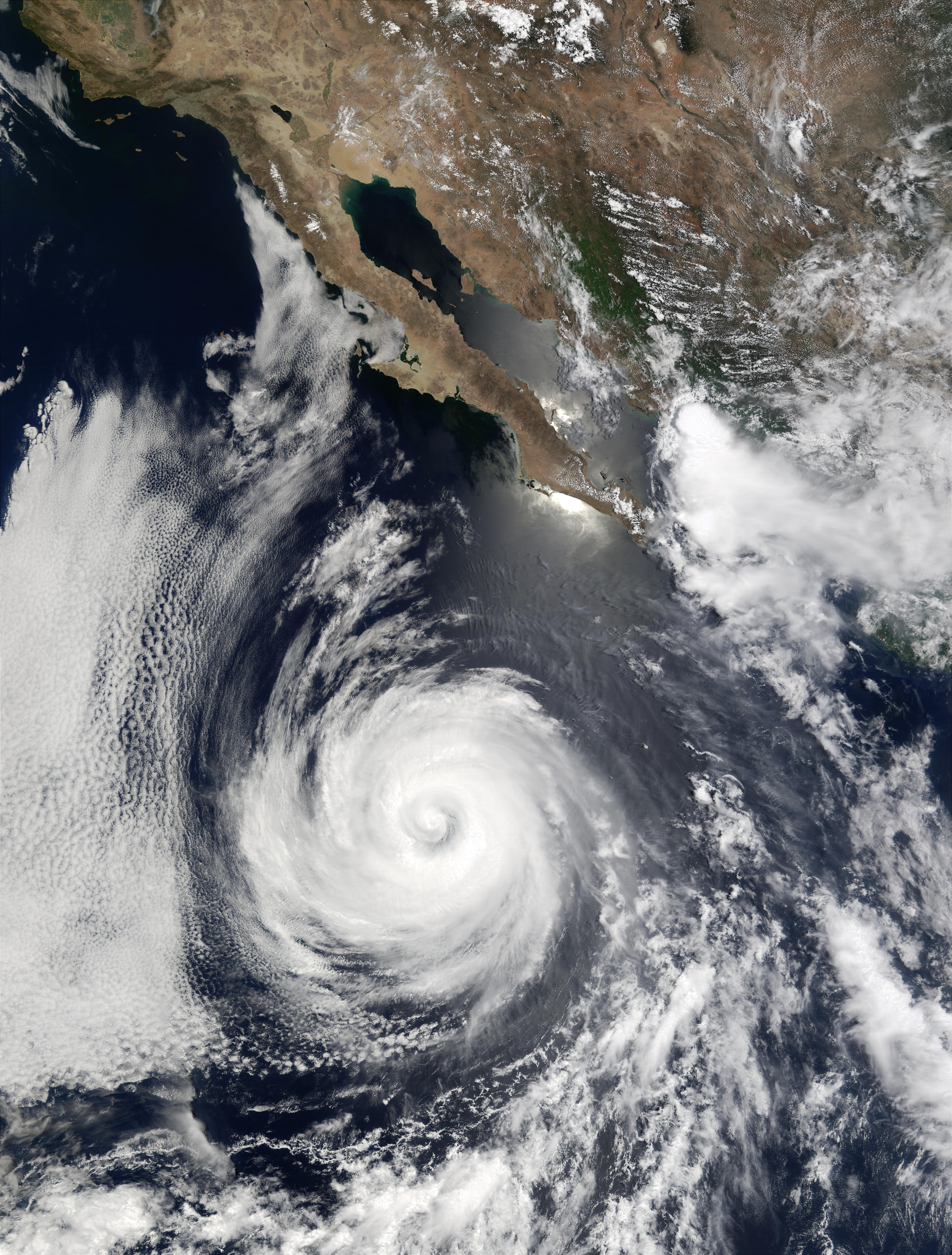 Hurricane Douglas south of Baja California - related image preview