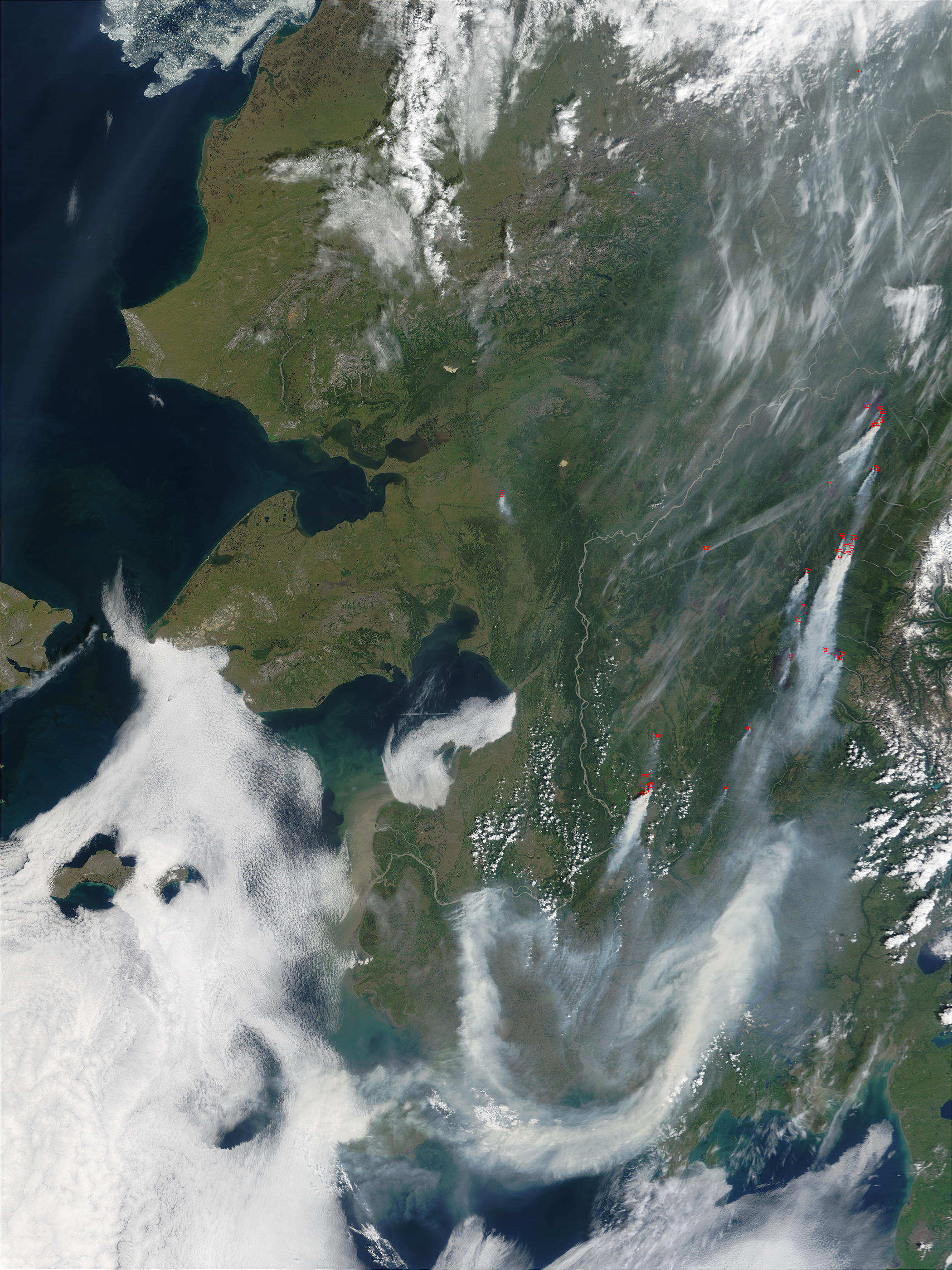 Fires and smoke in Alaska - related image preview