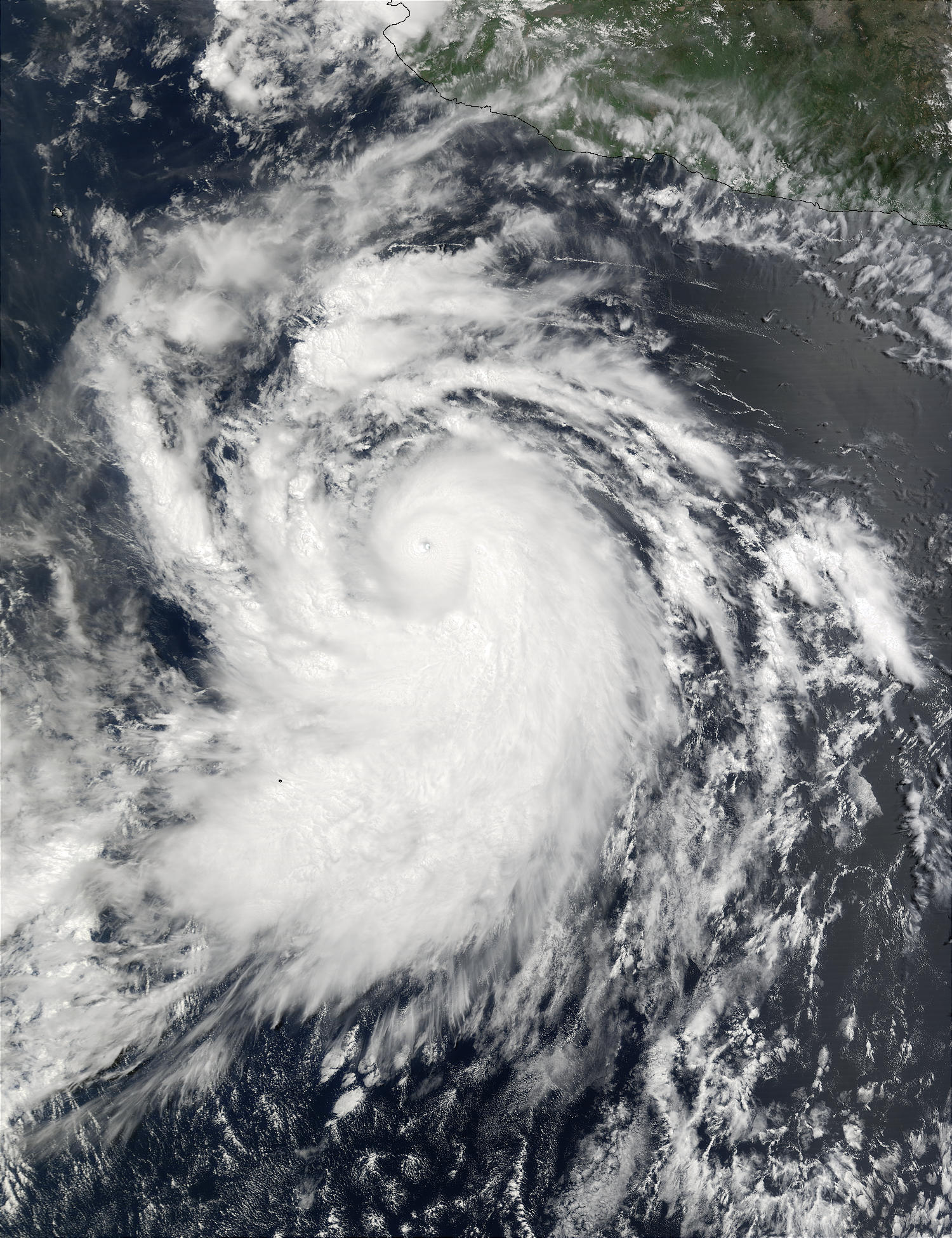 Hurricane Elida off Mexico - related image preview