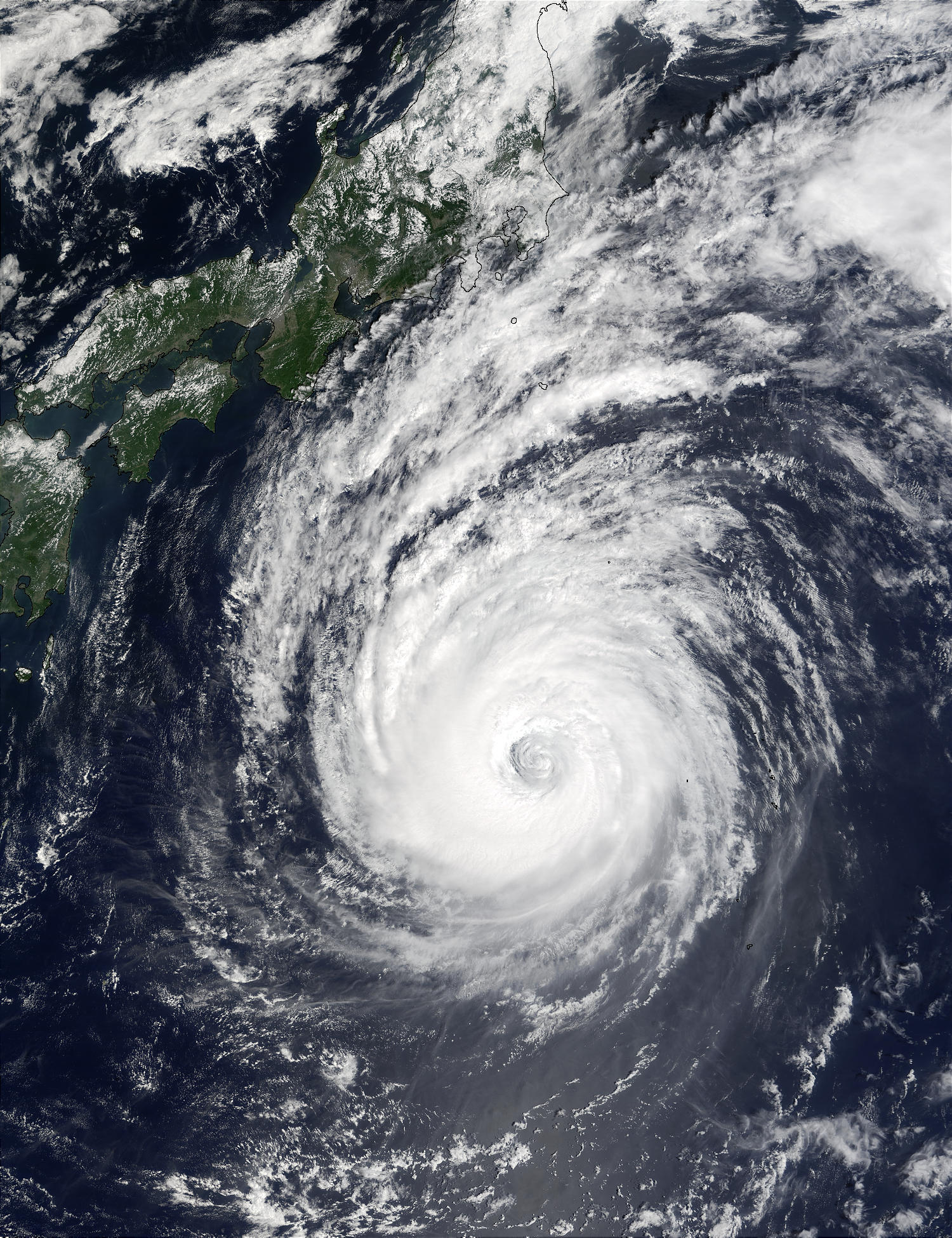 Super Typhoon Phanfone (19W) south of Japan - related image preview