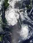 Tropical Storms Fengshen and Fung-Wong off Korea and Japan - selected child image