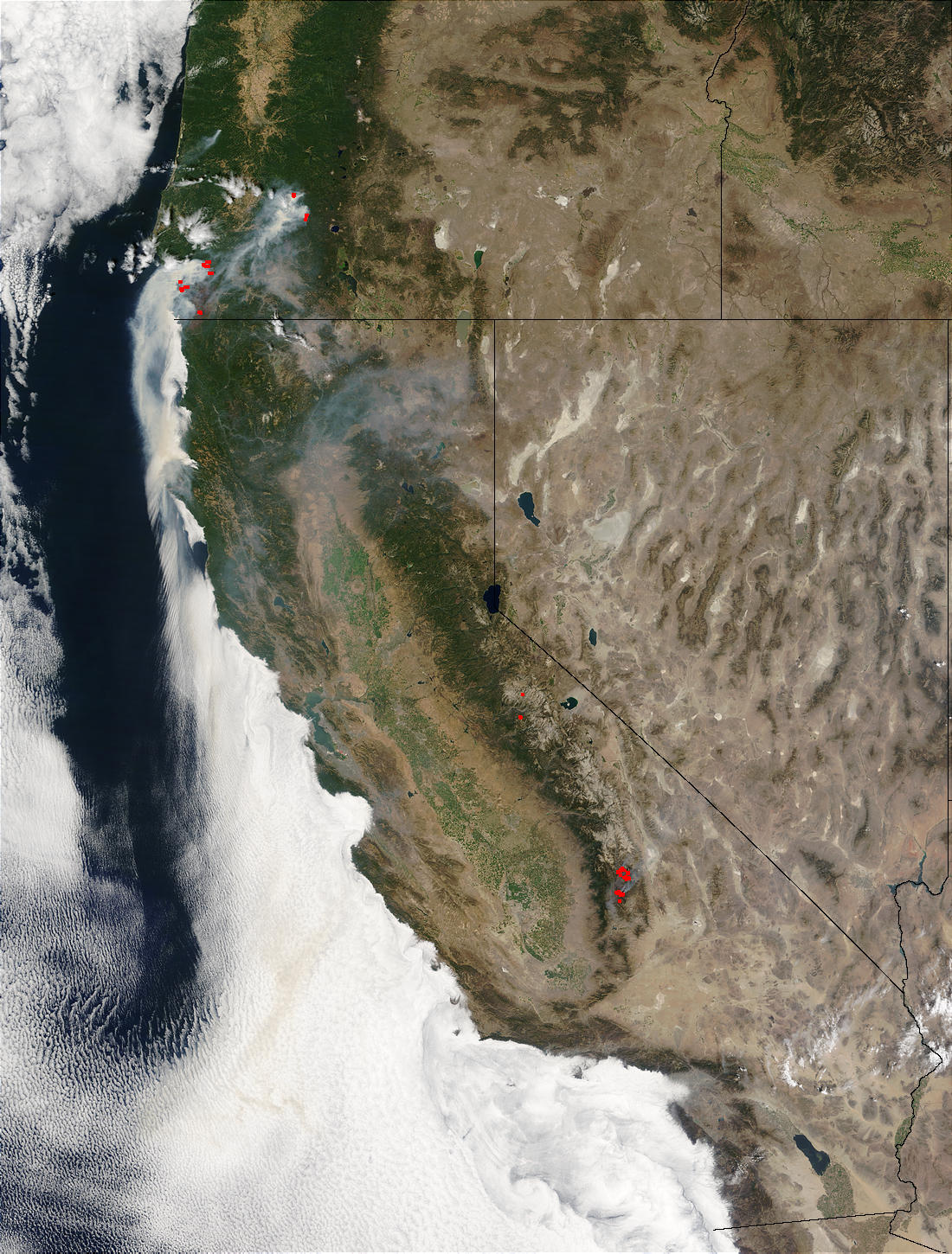 Fires in Oregon and California - related image preview
