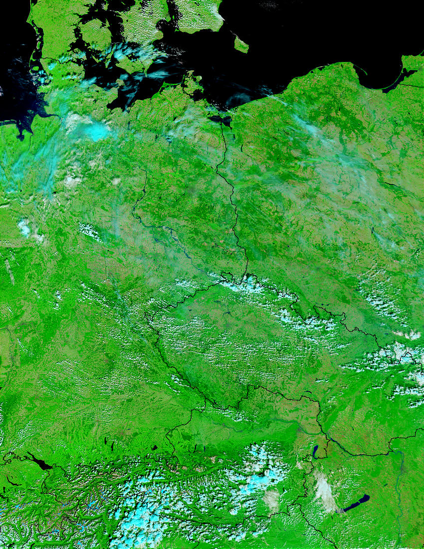 Flooding of the Elbe and the Danube in Central Europe - related image preview