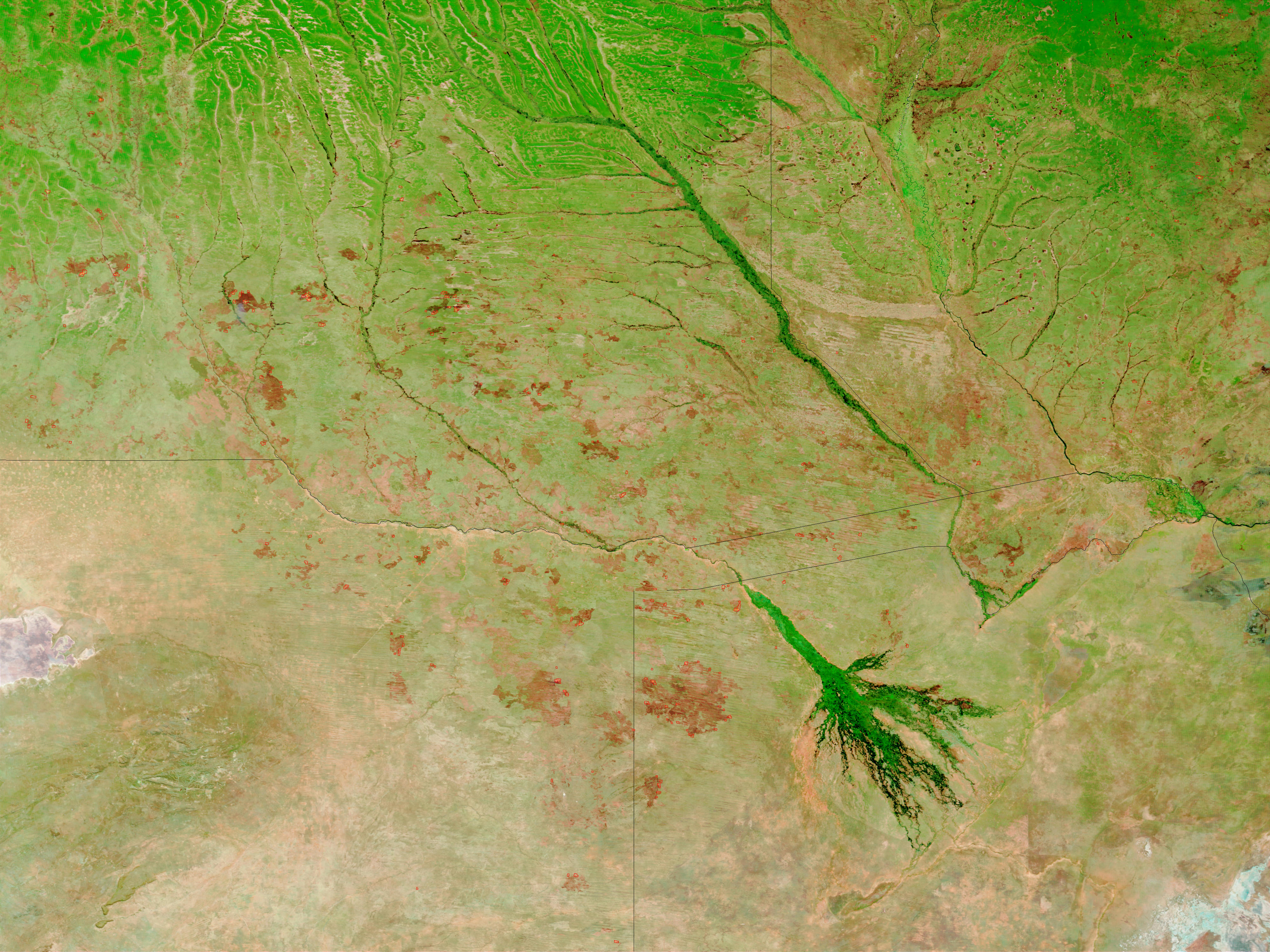 Fires in Angola, Botswana, and Zambia - related image preview
