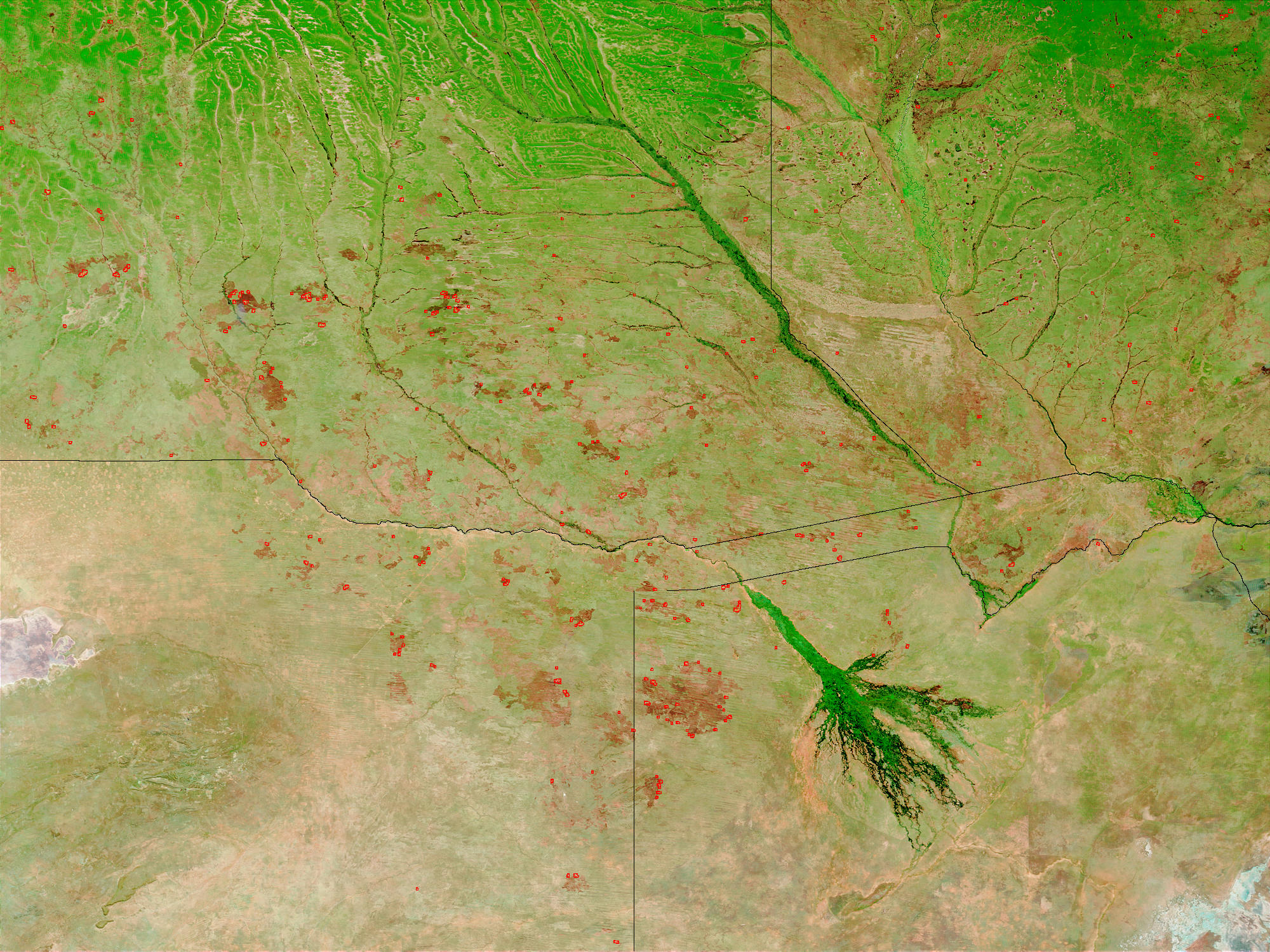 Fires in Angola, Botswana, and Zambia - related image preview