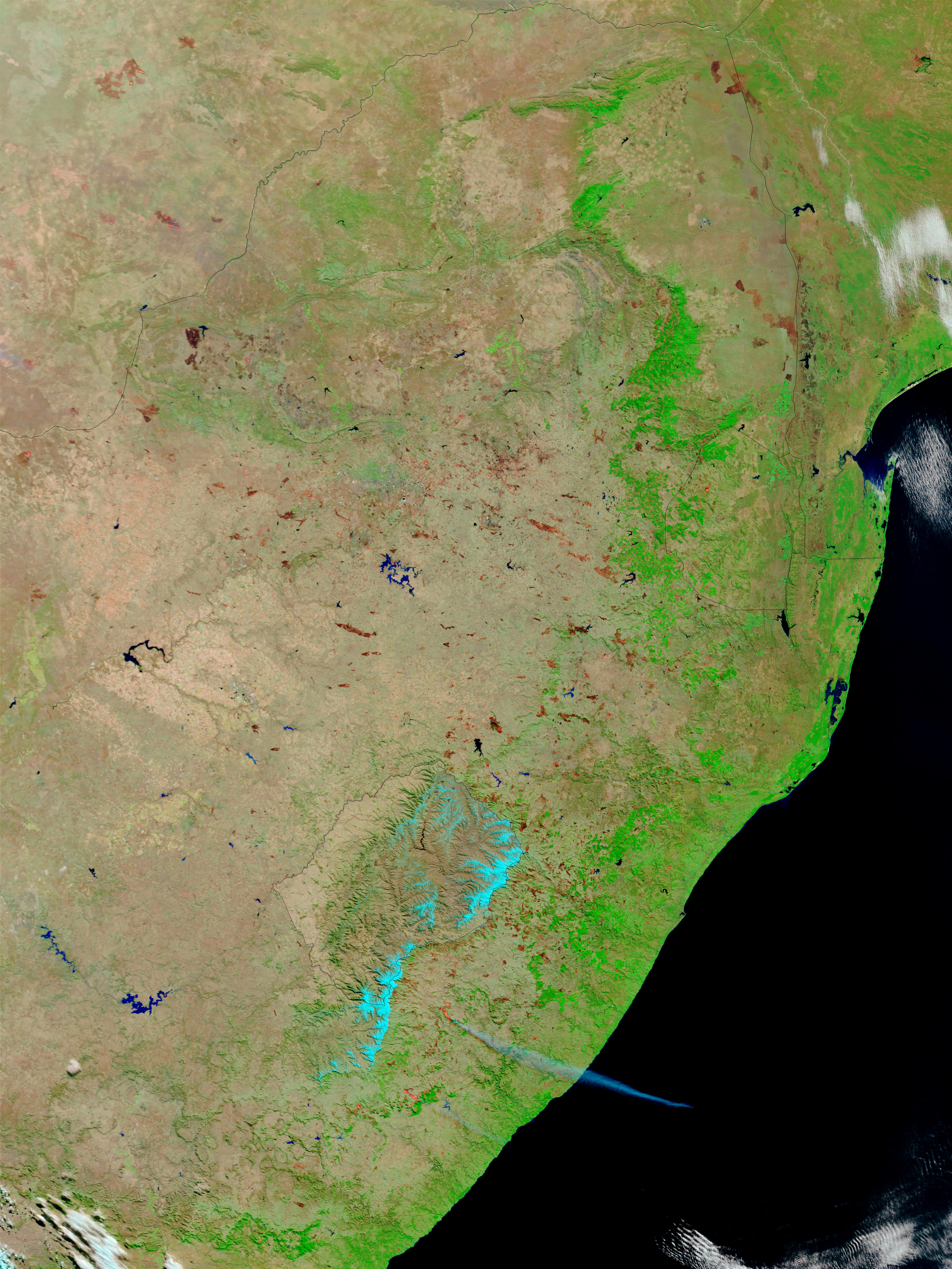 Fires and burn scars in South Africa - related image preview