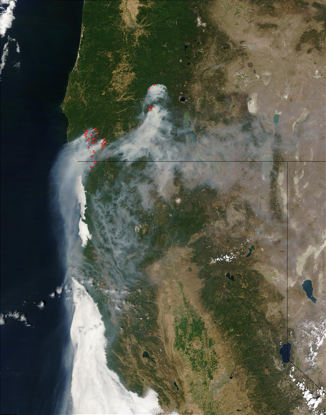 Fires and smoke in Oregon - related image preview