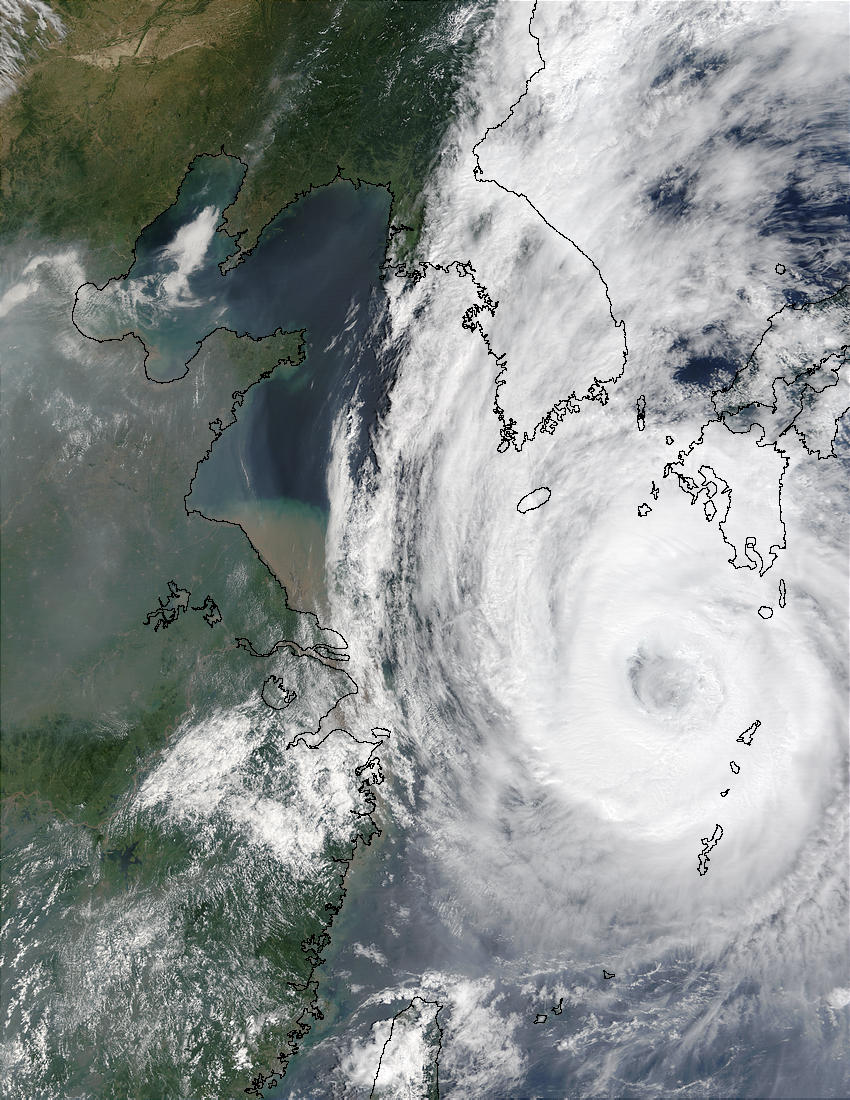 Typhoon Rusa (21W) south of Korea - related image preview