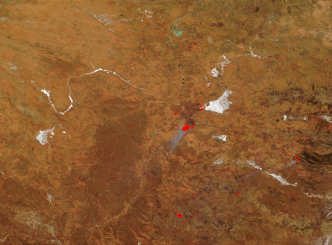 Fires near Alice Springs, Central Australia - related image preview