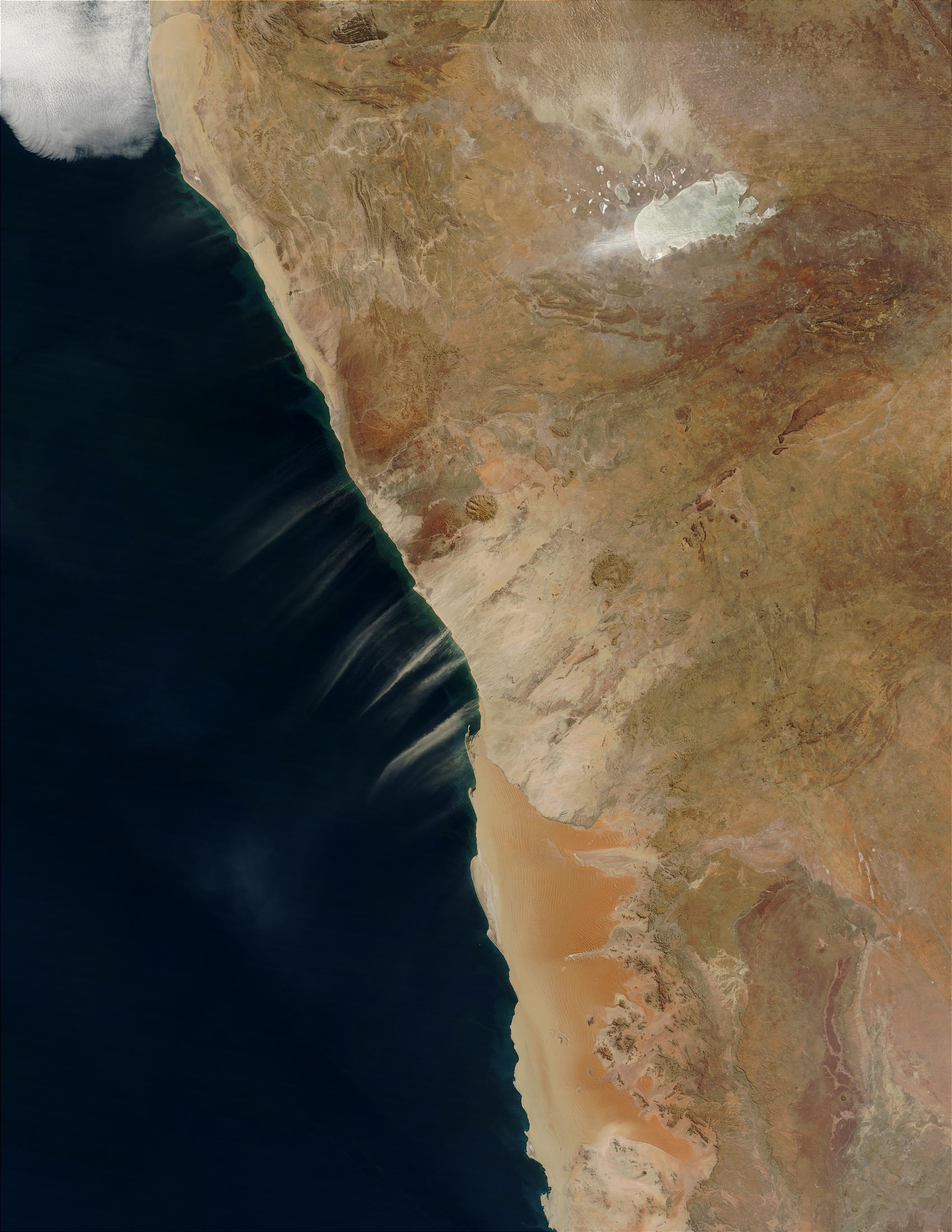 Dust plumes off Namibia Coast - related image preview