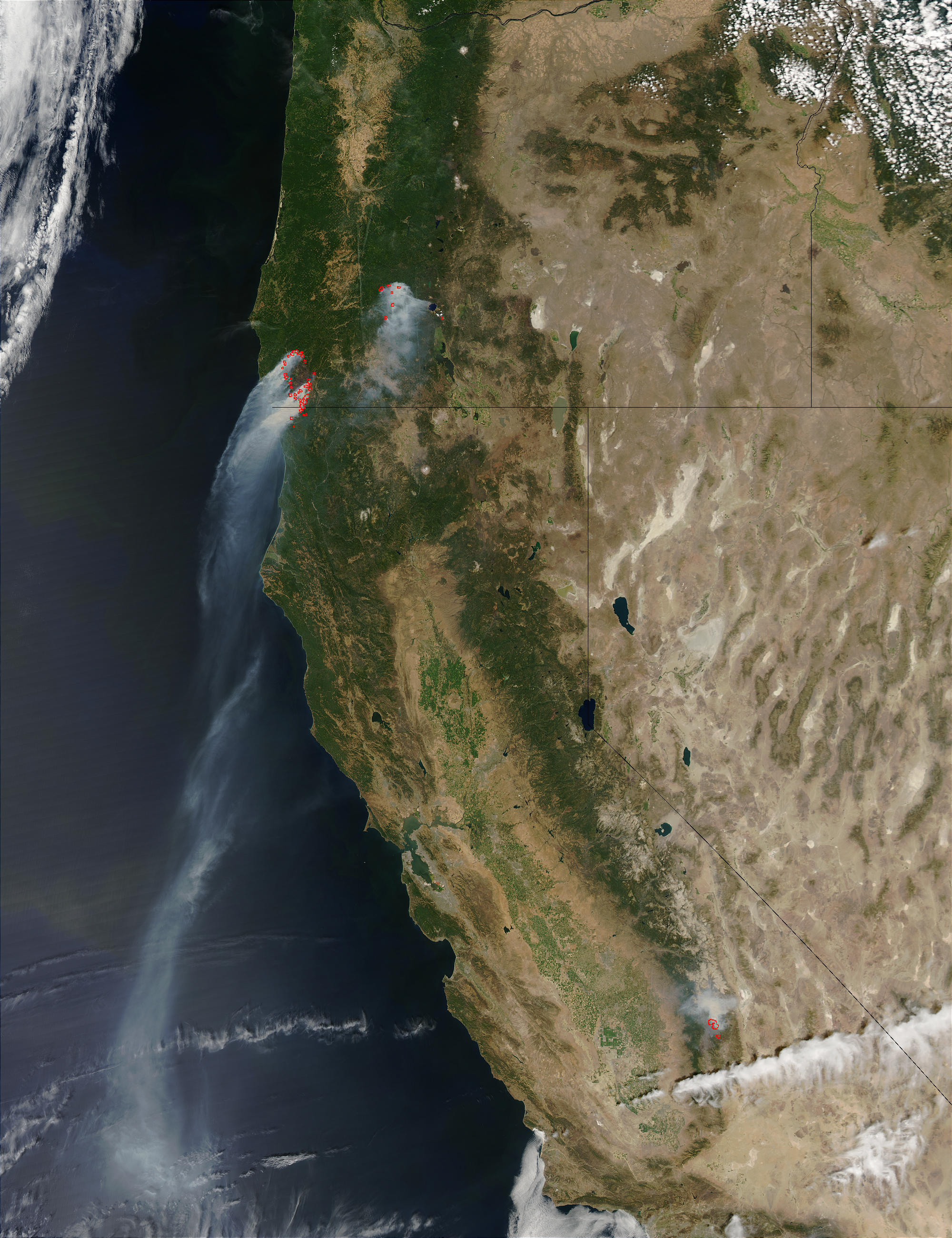 Fires in Oregon and California - related image preview