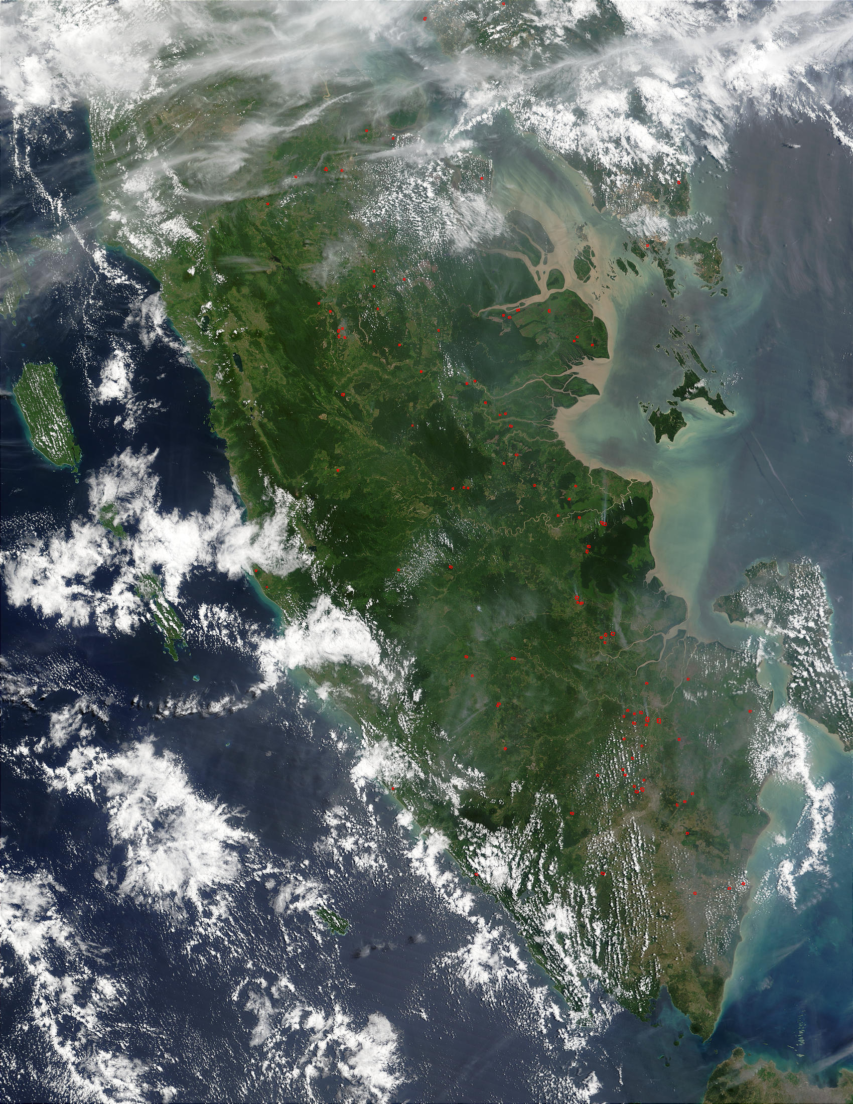 Fires in Sumatra, Indonesia - related image preview