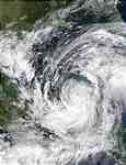Hurricane Isidore over Yucatan Peninsula - selected image