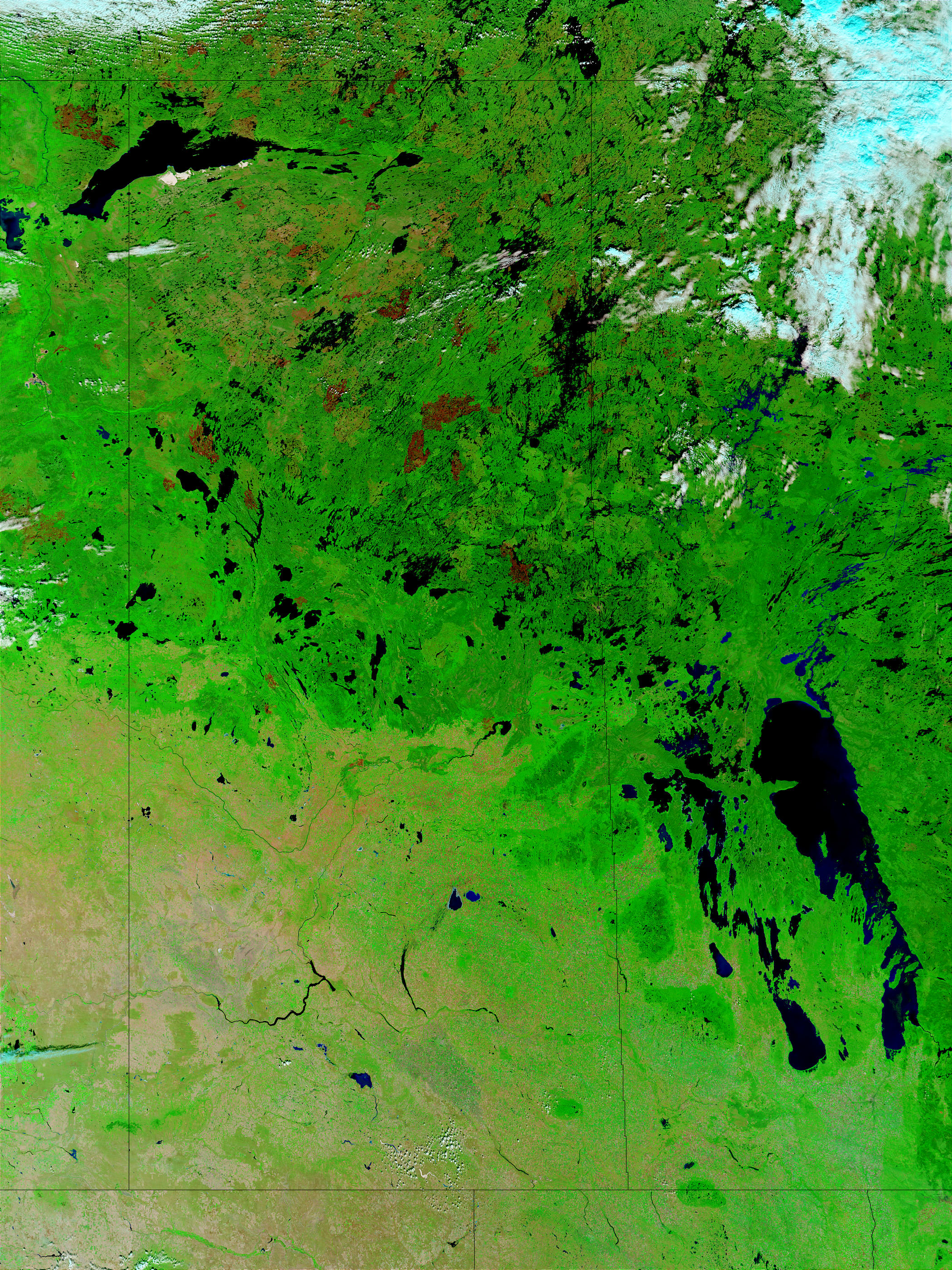 Burn scars in Saskatchewan, Canada - related image preview