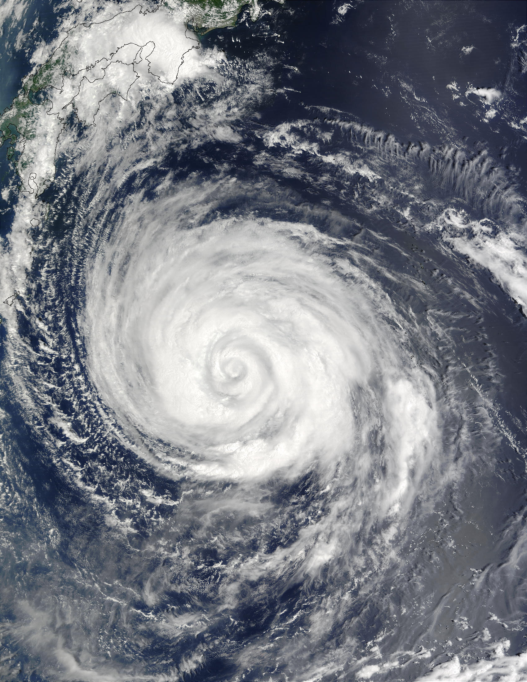 Typhoon Rusa (21W) south of Japan - related image preview