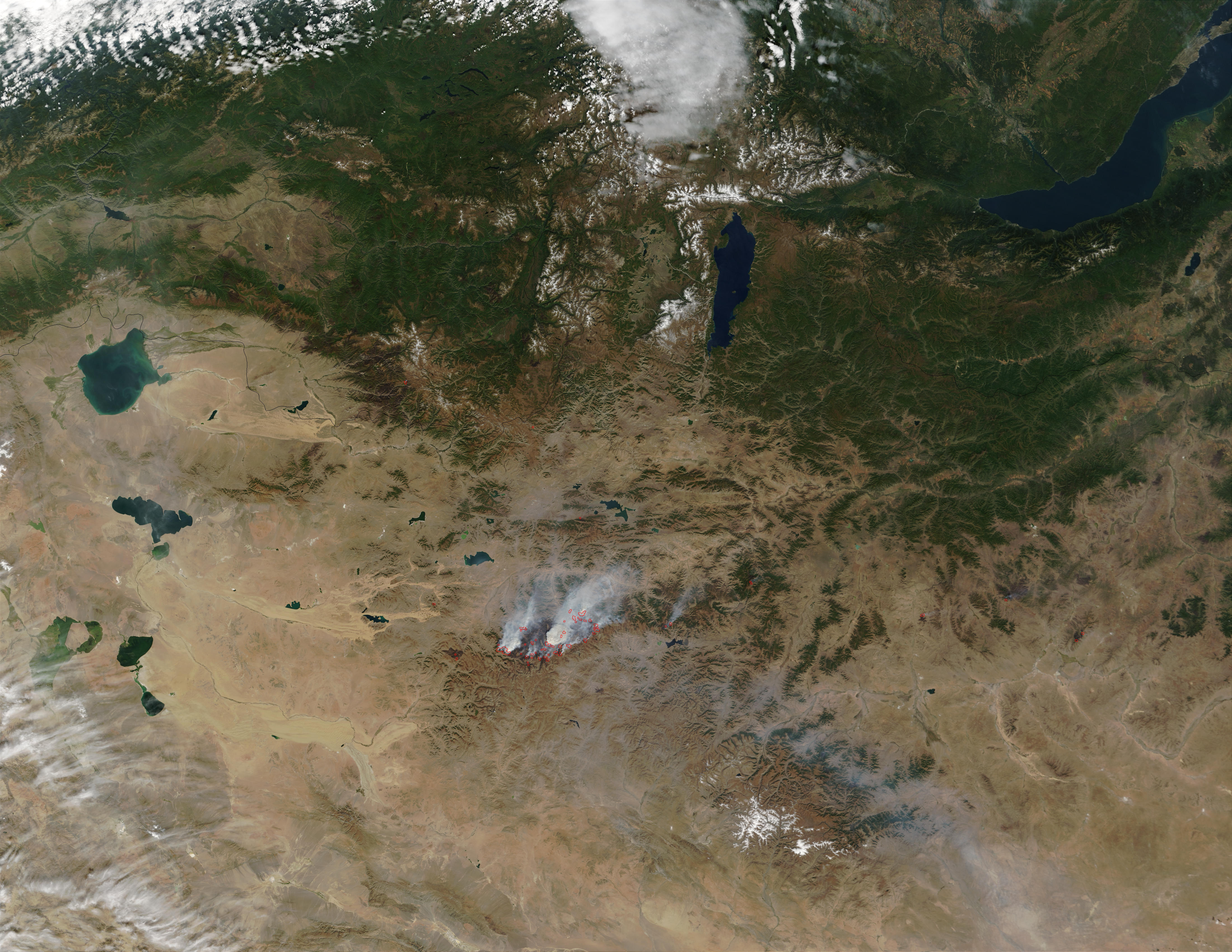 Fires in Mongolia - related image preview