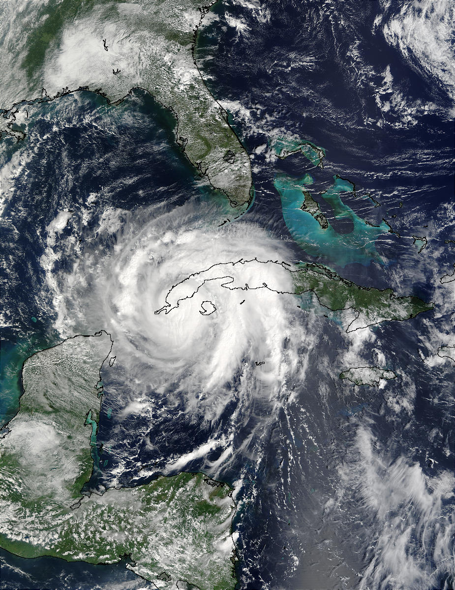 Hurricane Lili over Cuba - related image preview