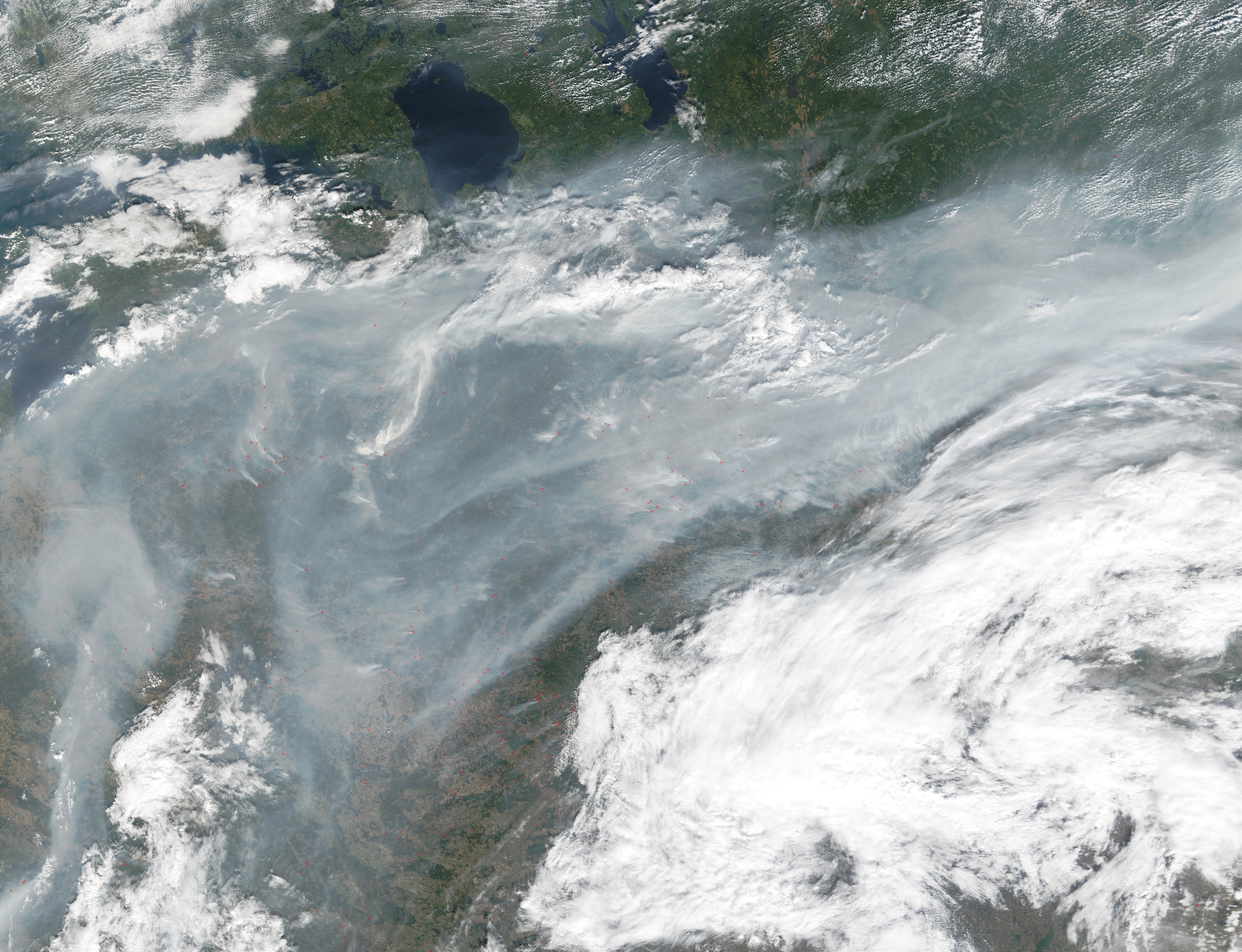 Fires and smoke in Russia and Belarus - related image preview