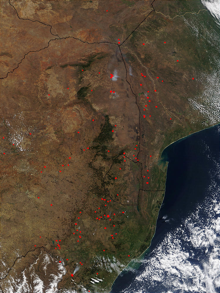 Fires in South Africa and Mozambique - related image preview