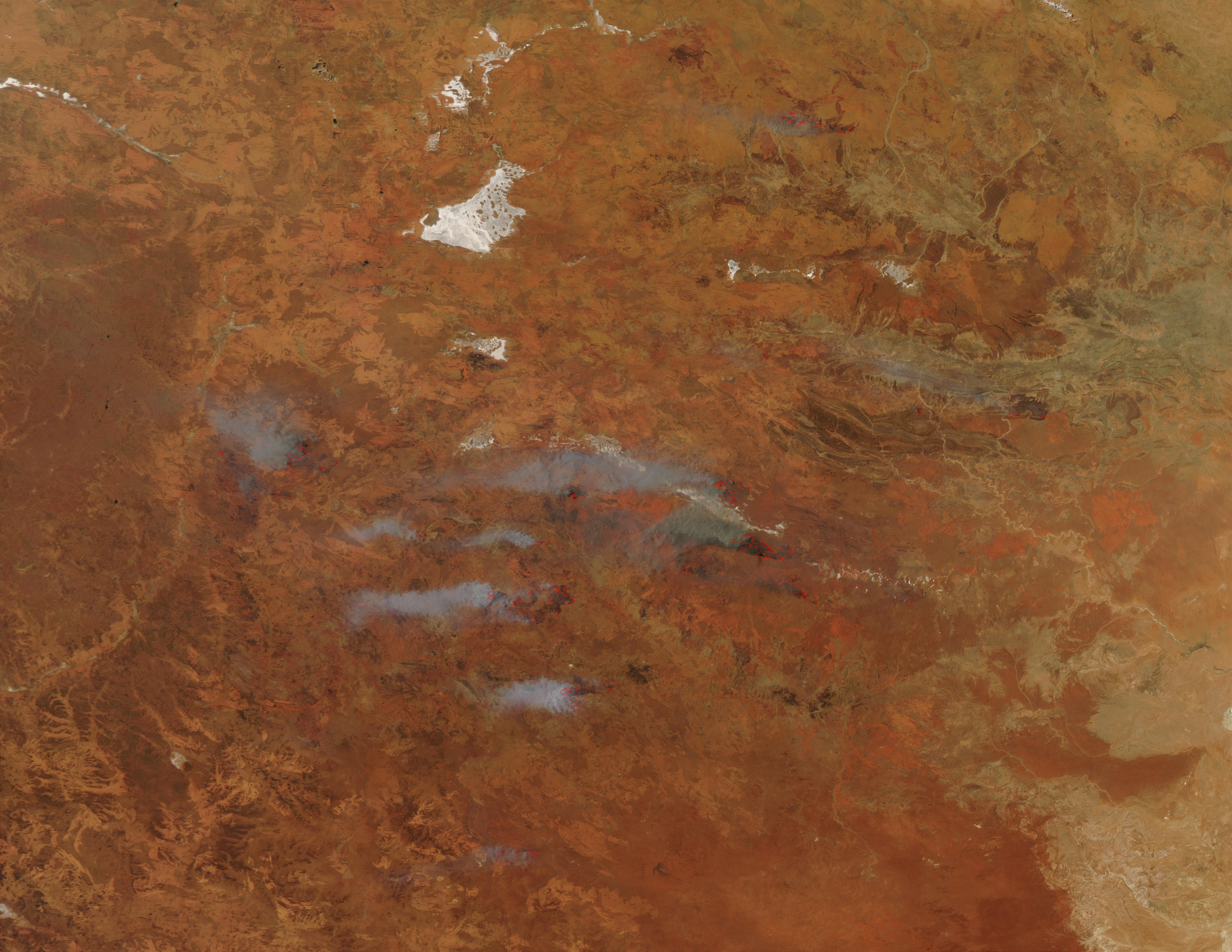 Fires near Alice Springs, Central Australia - related image preview
