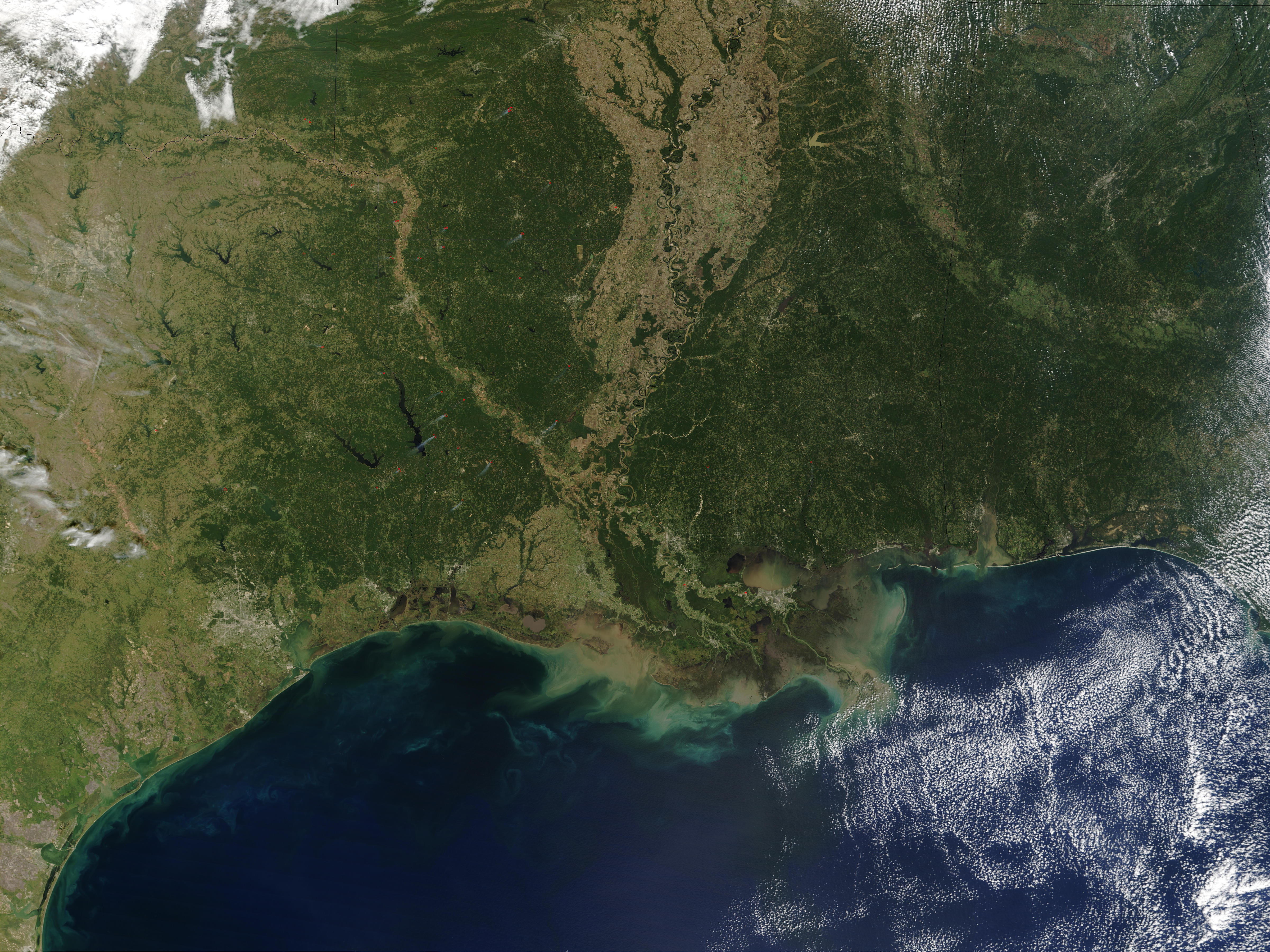 Fires in Louisiana and Arkansas - related image preview