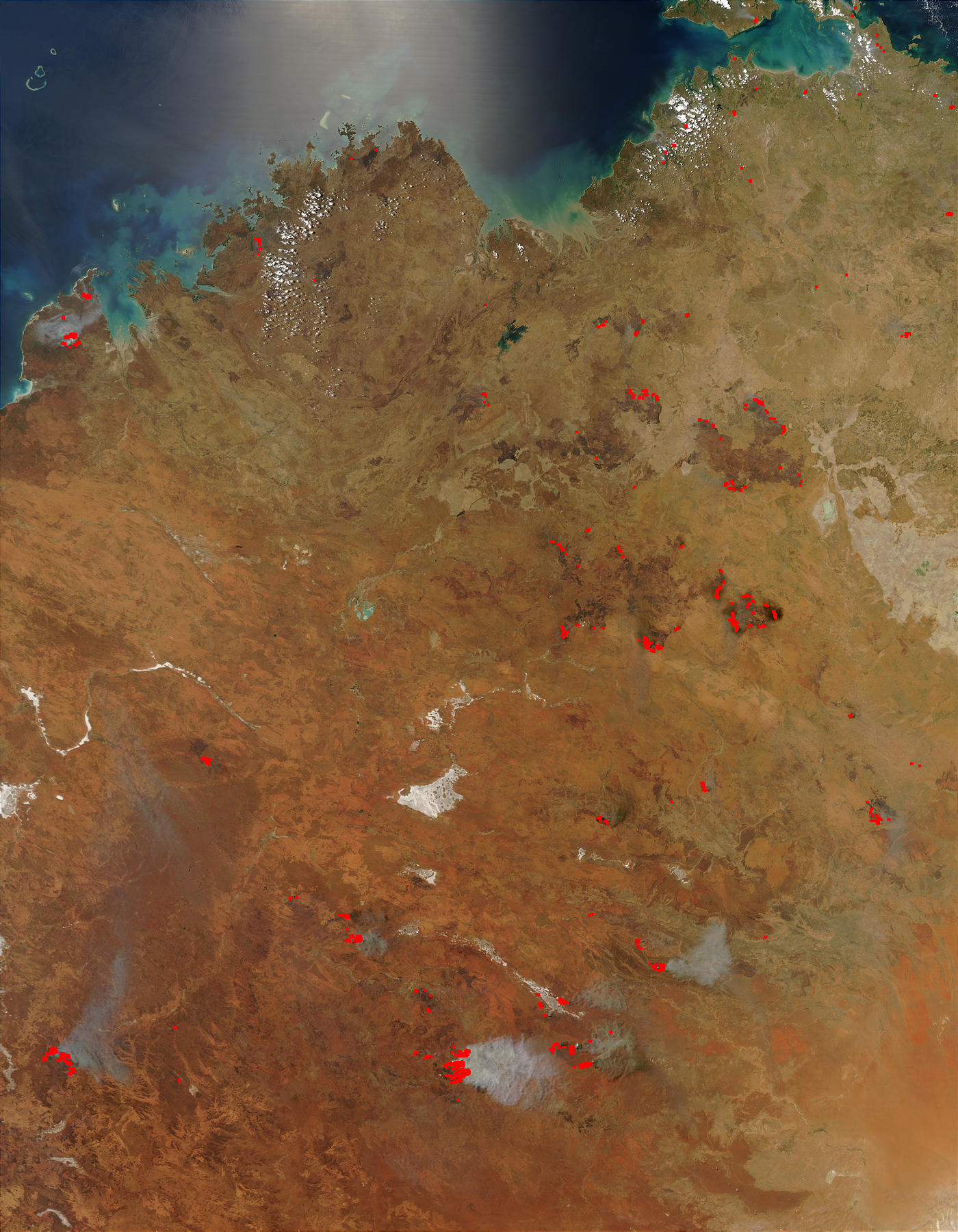 Fires in Northern and Central Australia - related image preview