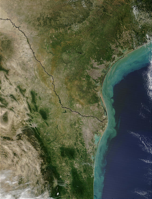 Sediments along Texas Coast and Mexico Coast - related image preview