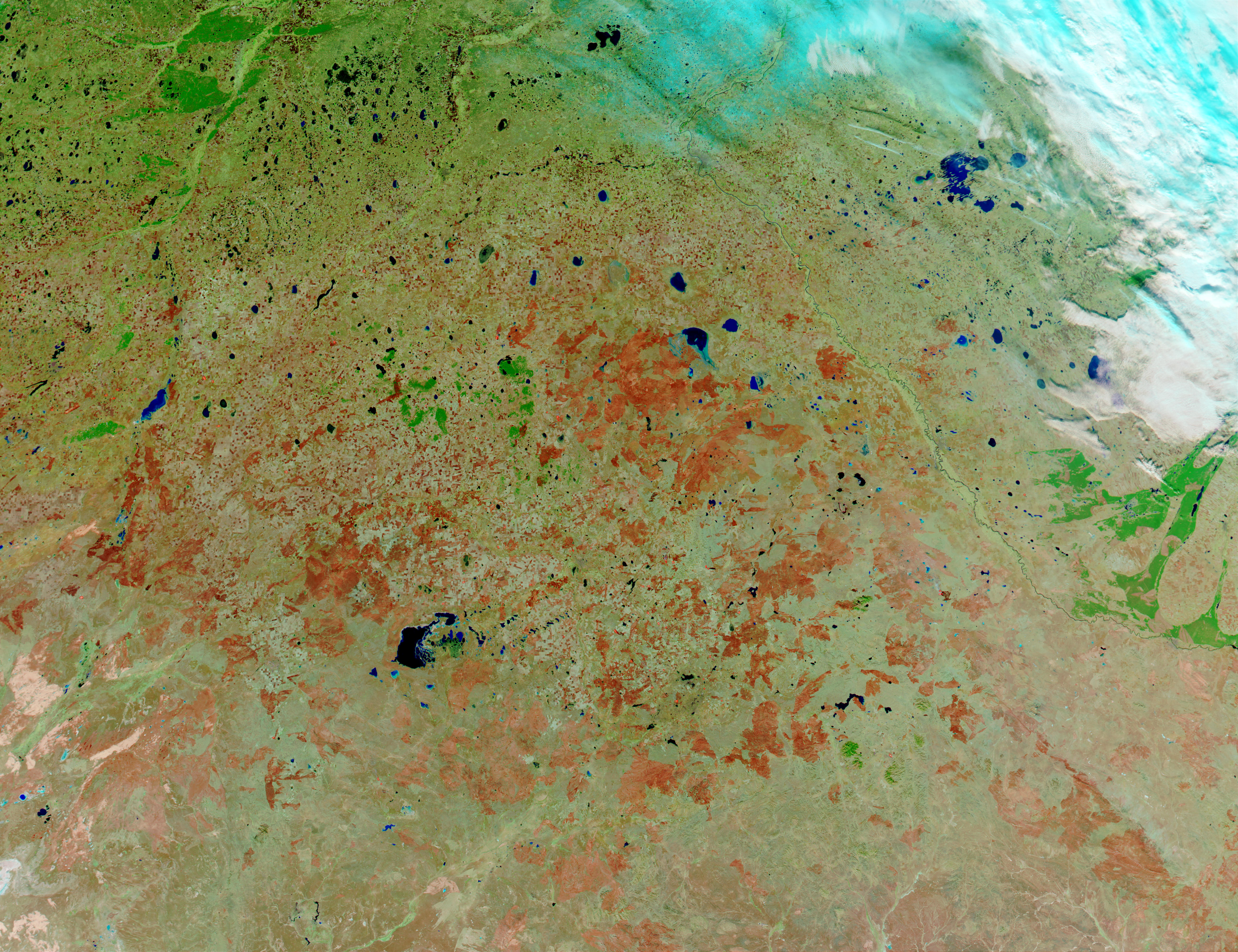 Fires and burn scars in Kazakhstan - related image preview
