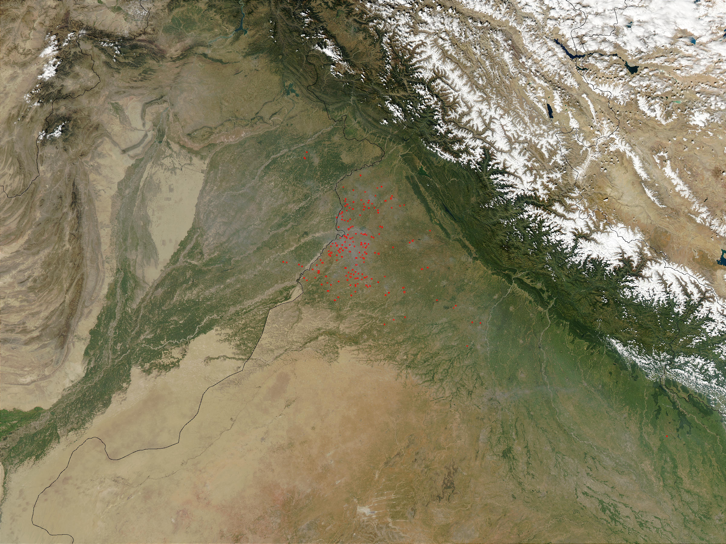 Fires in Northwest India - related image preview