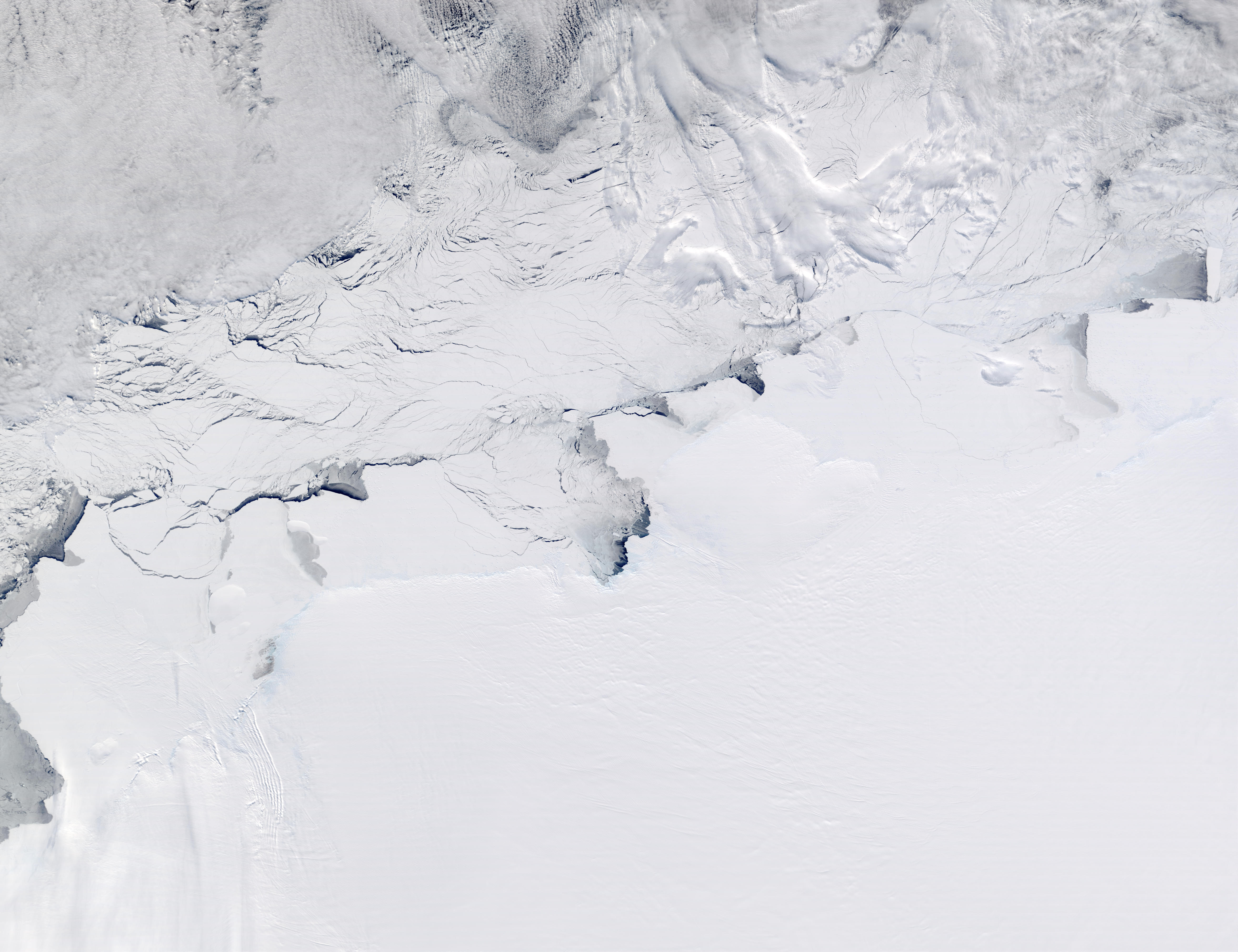 Shackleton Ice Shelf, Knox Coast, Budd Coast, and Sabrina Coast, Antarctica - related image preview