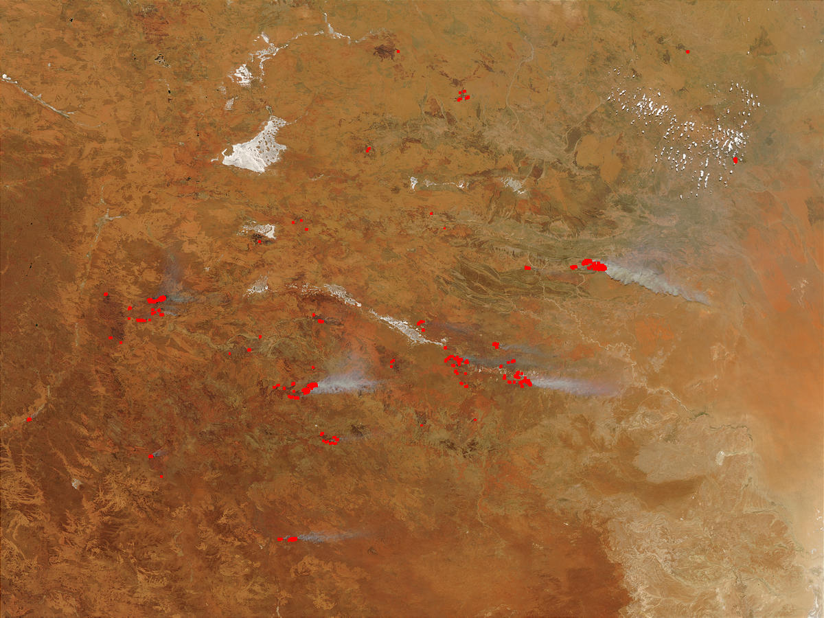 Fires in Central Australia - related image preview