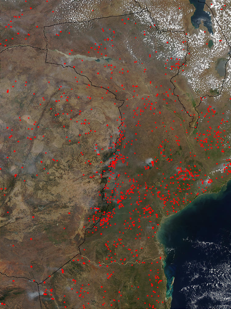 Fires in Mozambique and Zimbabwe - related image preview