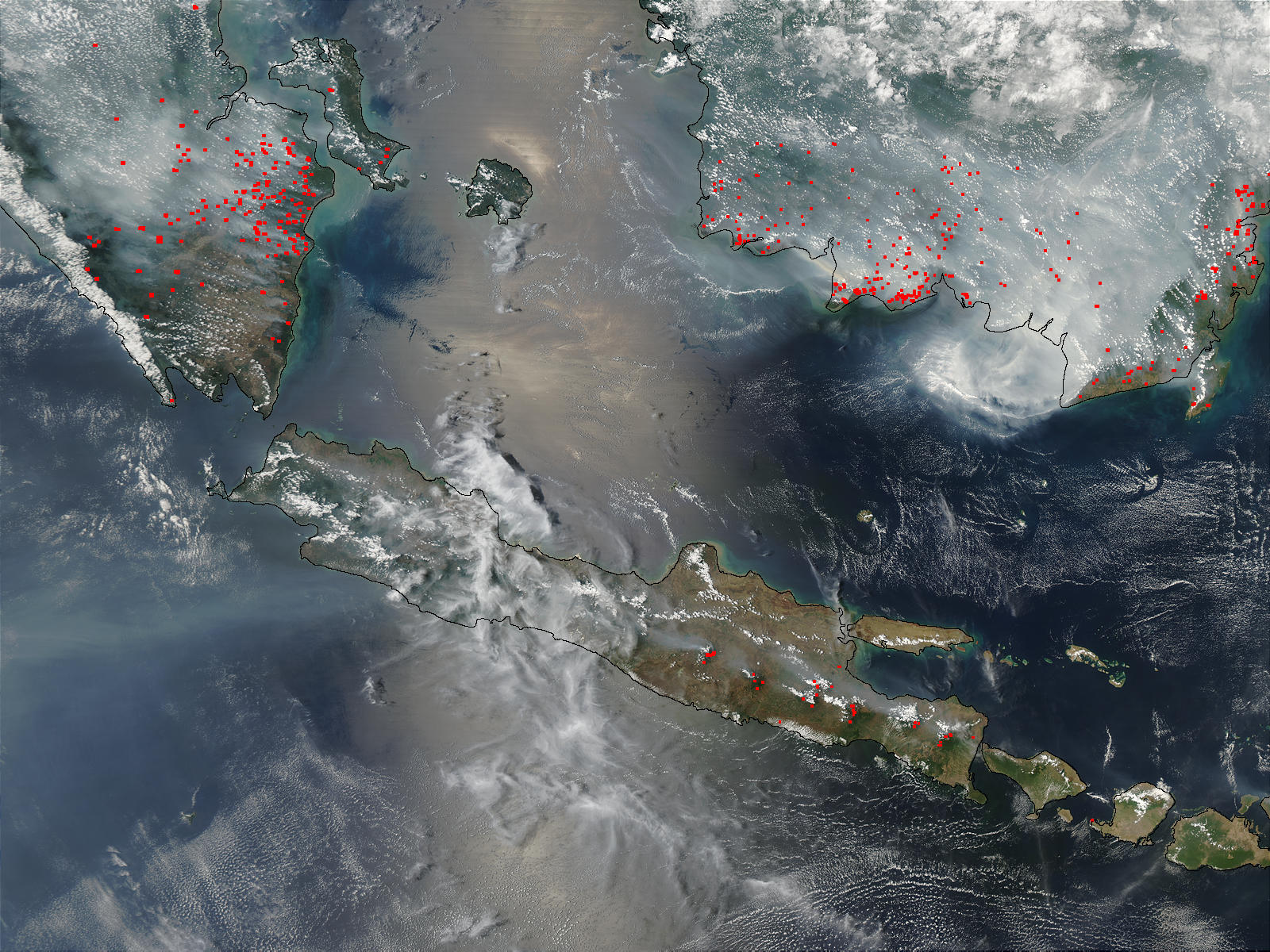 Fires and smoke in Indonesia - related image preview