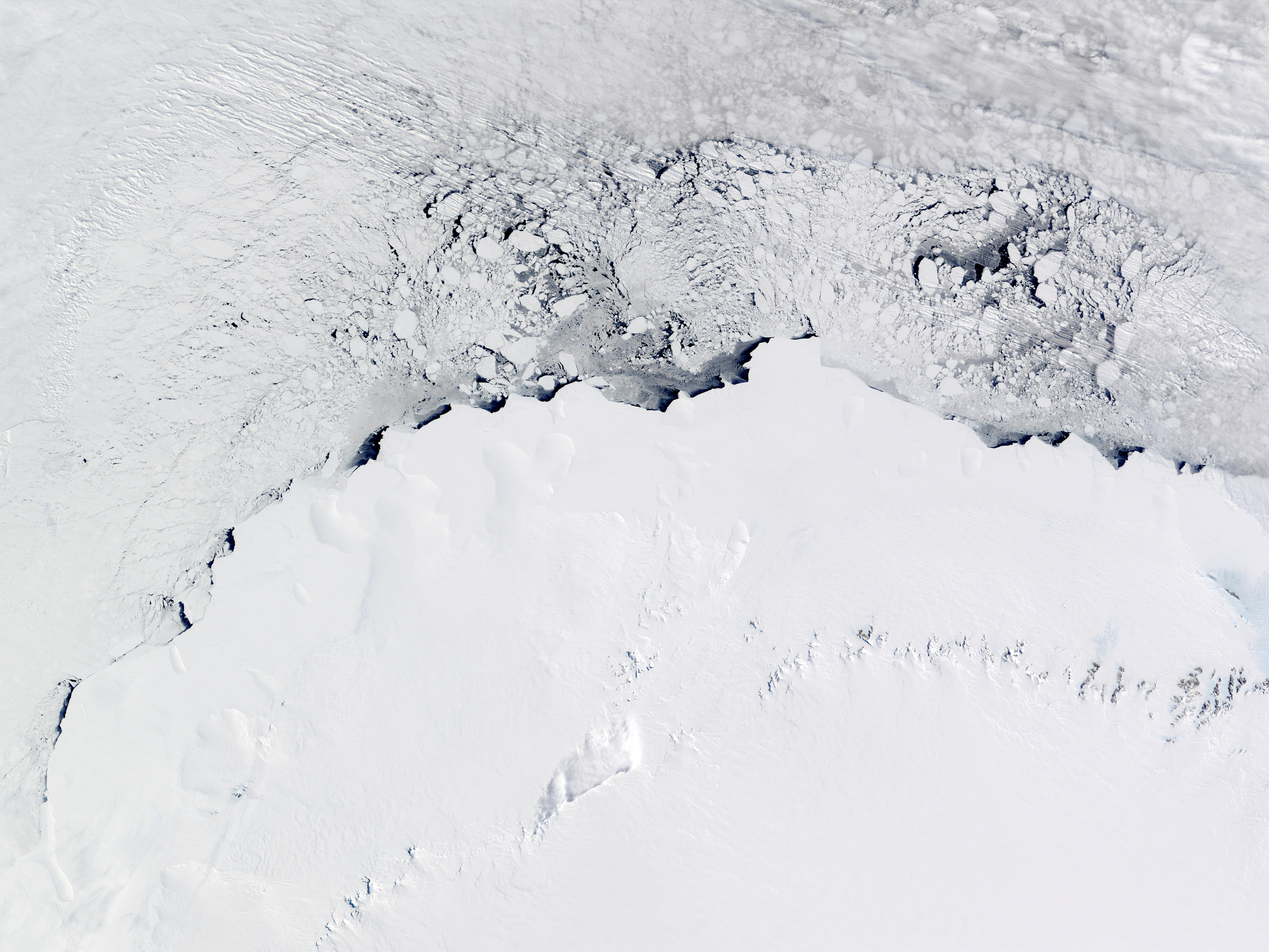Riiser-Larsen Ice Shelf and Fimbul Ice Shelf, Antarctica - related image preview