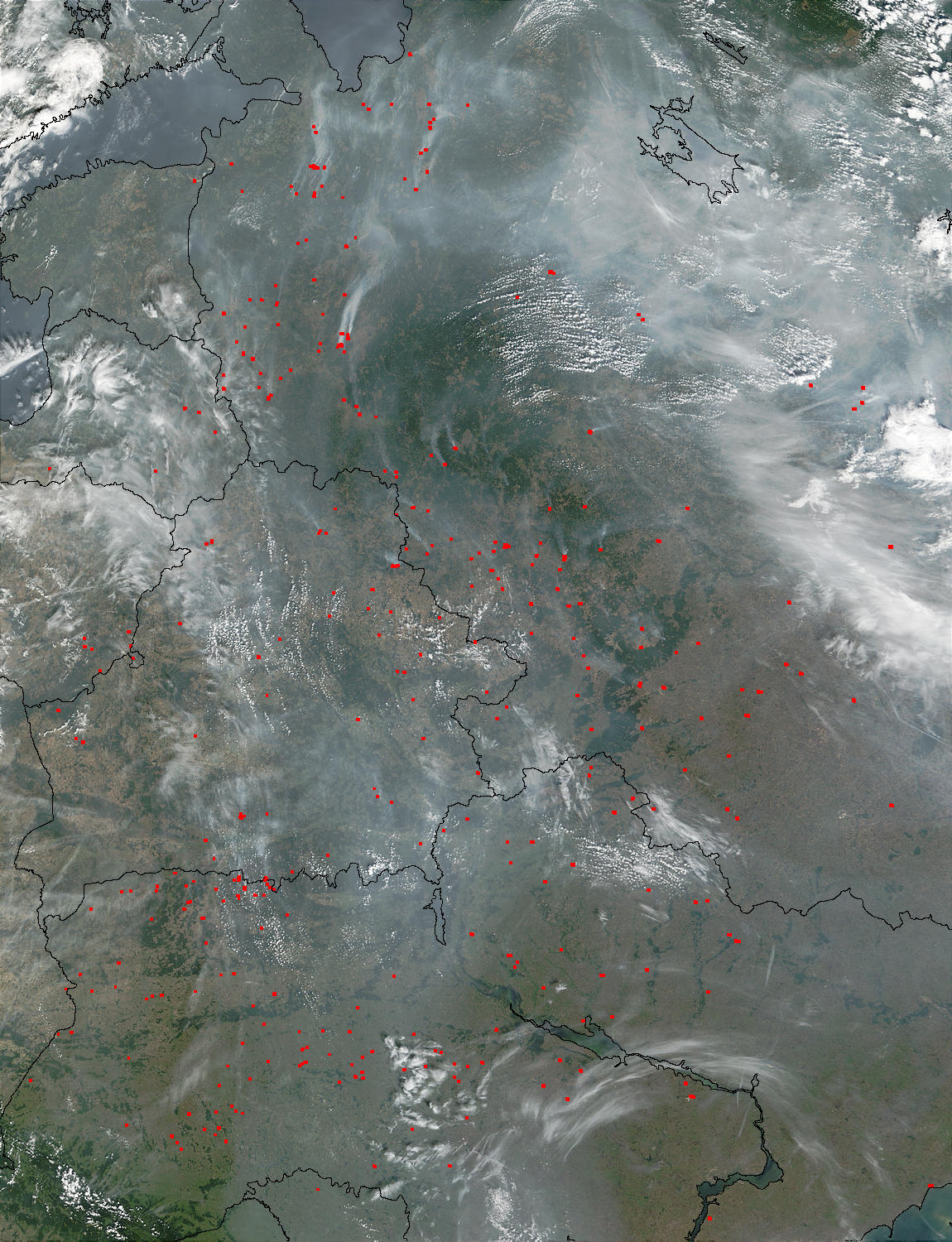 Fires and smoke in Russia, Ukraine, and Belarus - related image preview