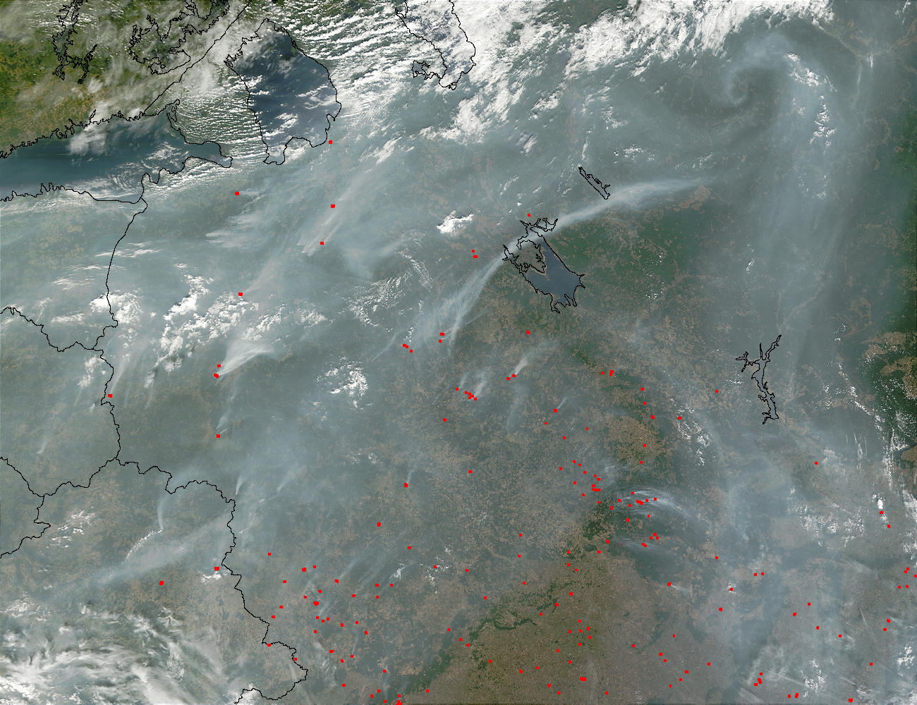 Fires and smoke in Western Russia - related image preview