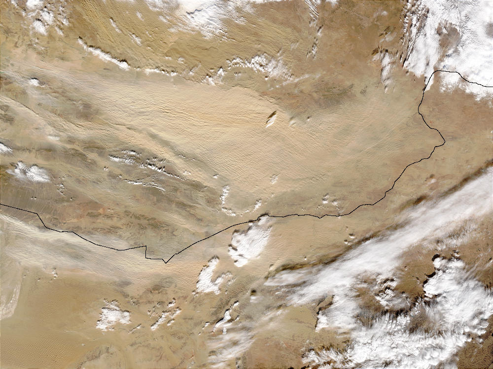 Dust storm in Gobi Desert, Mongolia - related image preview