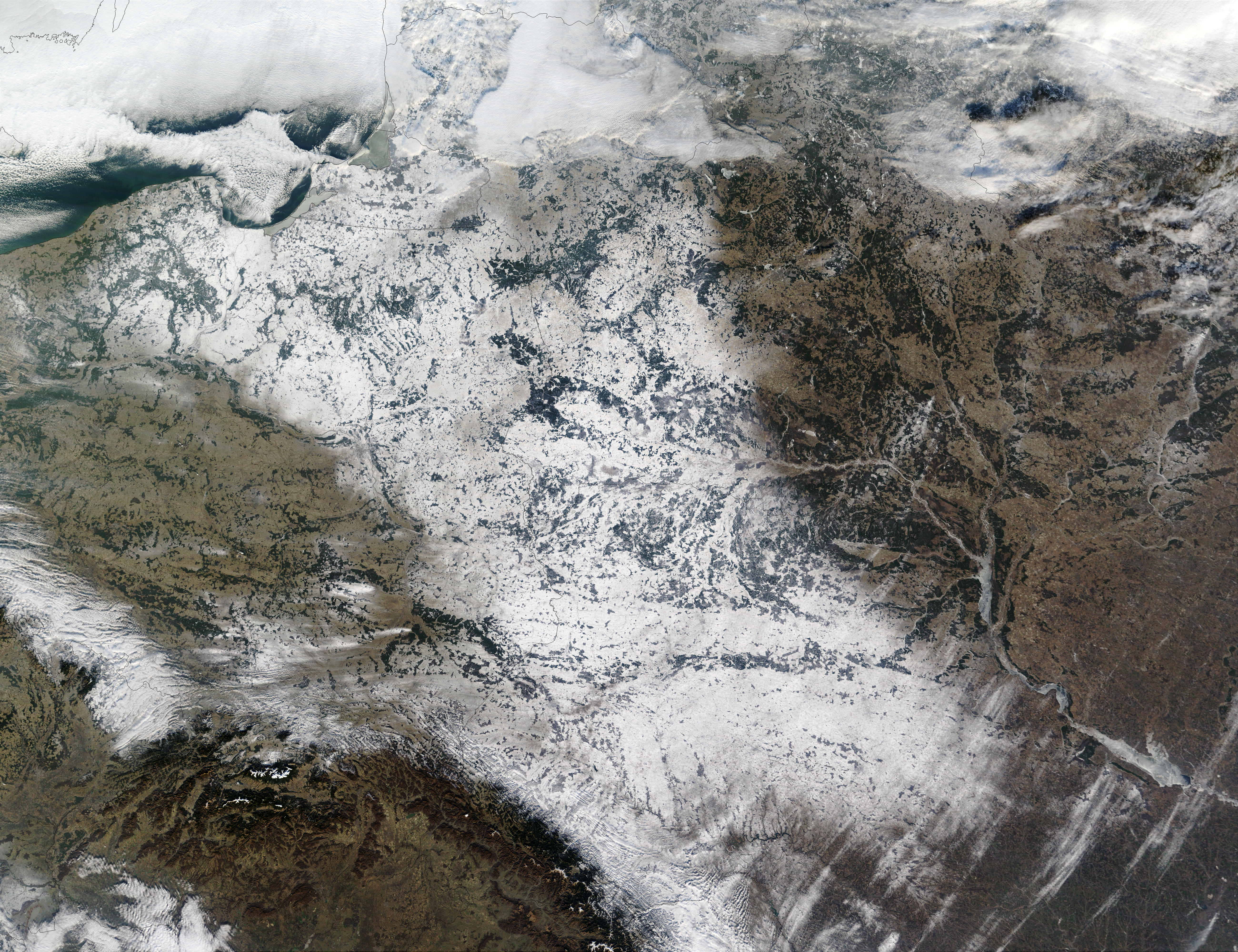 Snow in Northern Europe - related image preview